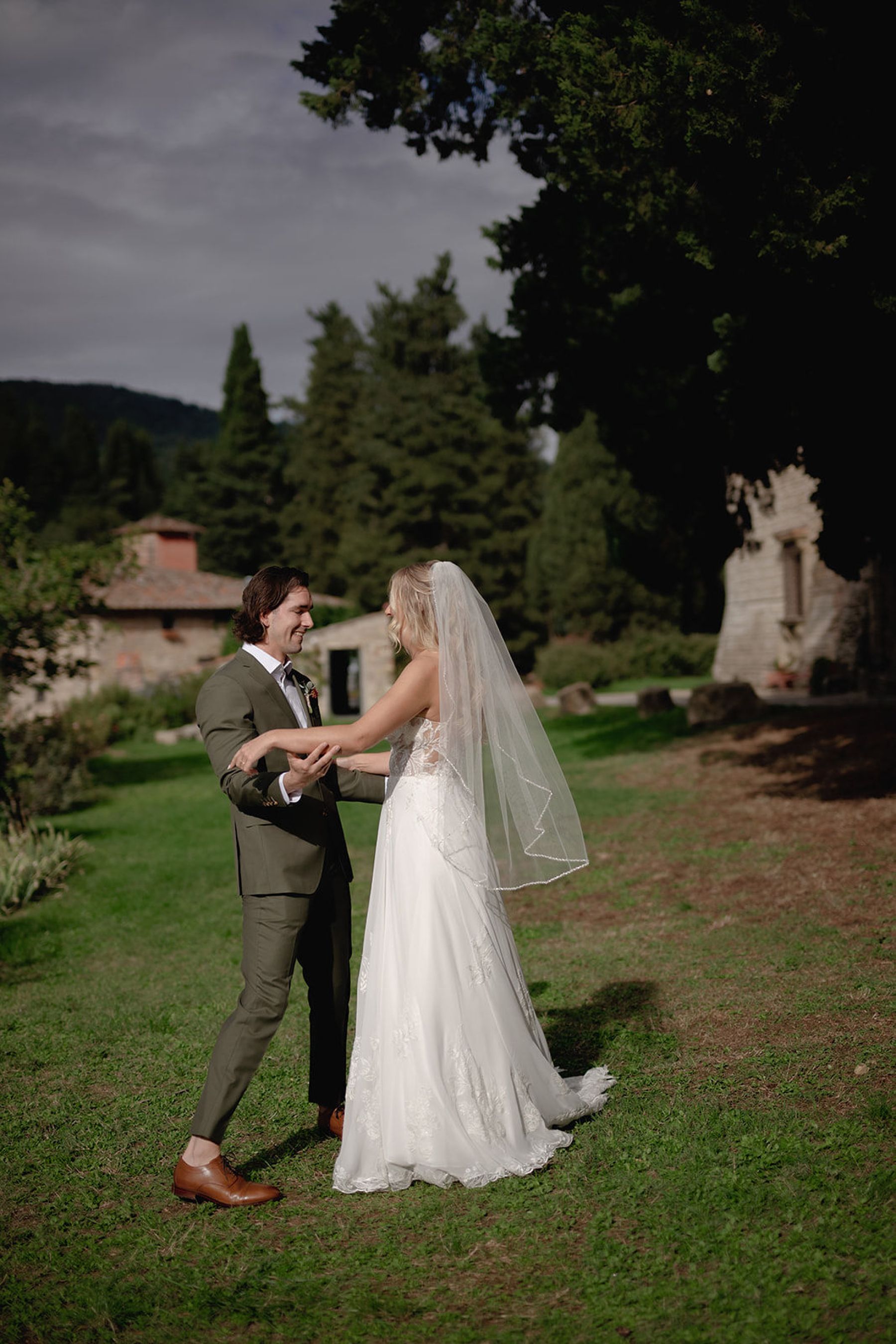 Kelli &amp; Steele's Romantic Tuscan Castle Wedding at Castello del Trebbio photo