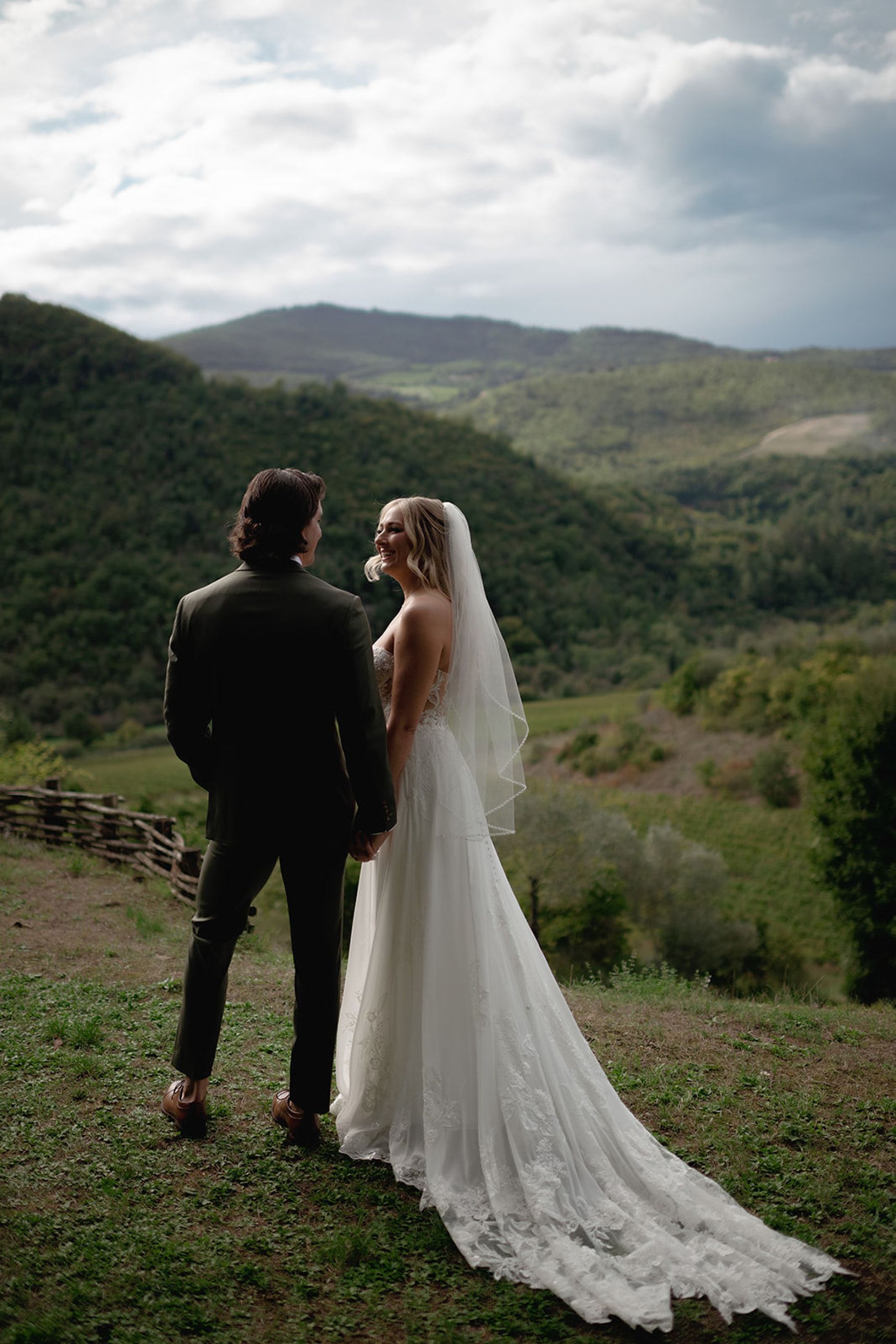 Kelli &amp; Steele's Romantic Tuscan Castle Wedding at Castello del Trebbio photo