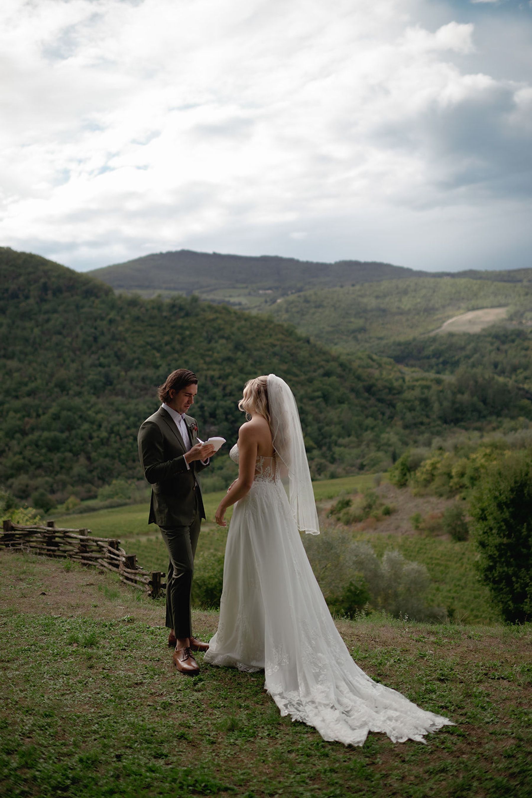 Kelli &amp; Steele's Romantic Tuscan Castle Wedding at Castello del Trebbio photo