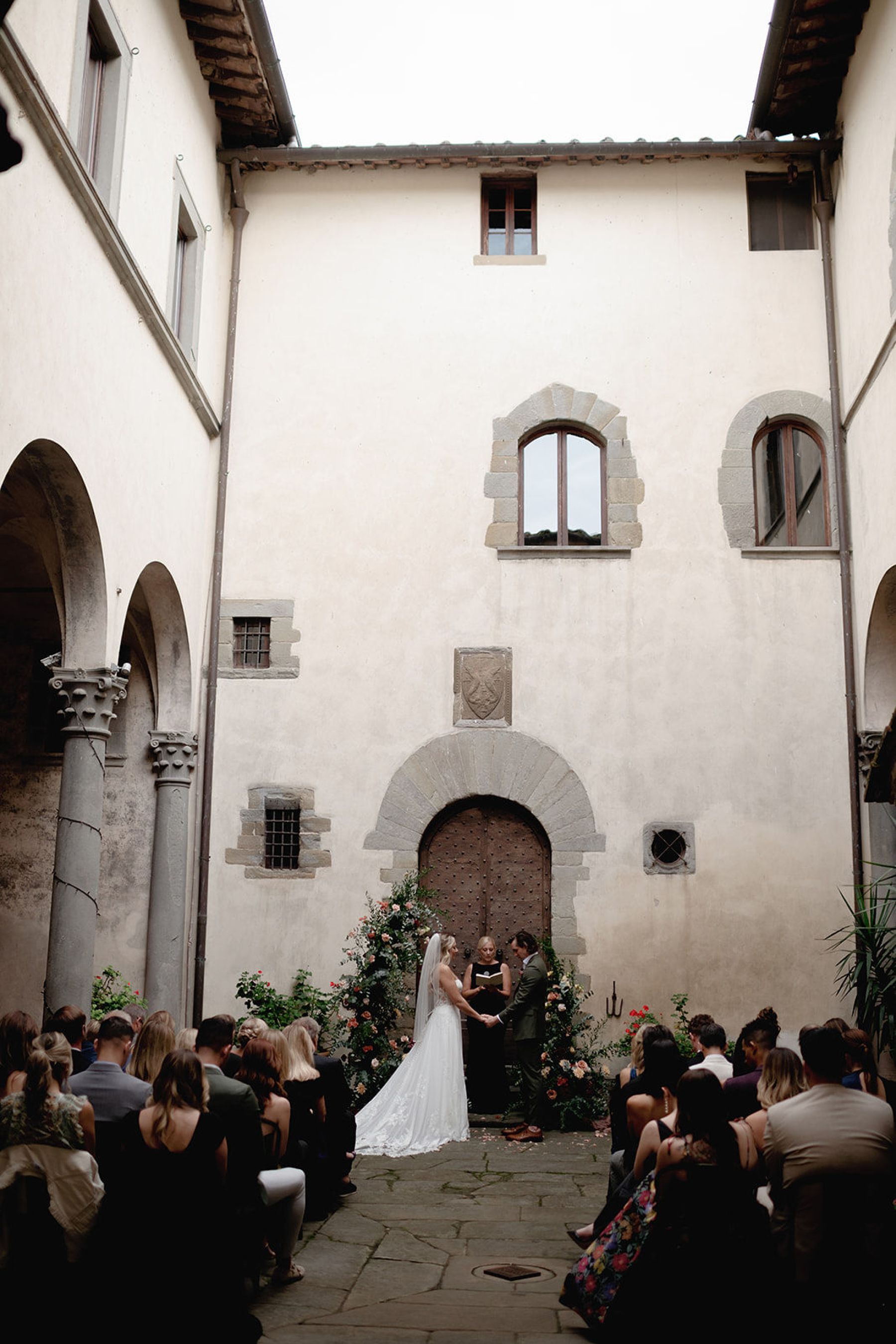 Kelli &amp; Steele's Romantic Tuscan Castle Wedding at Castello del Trebbio photo