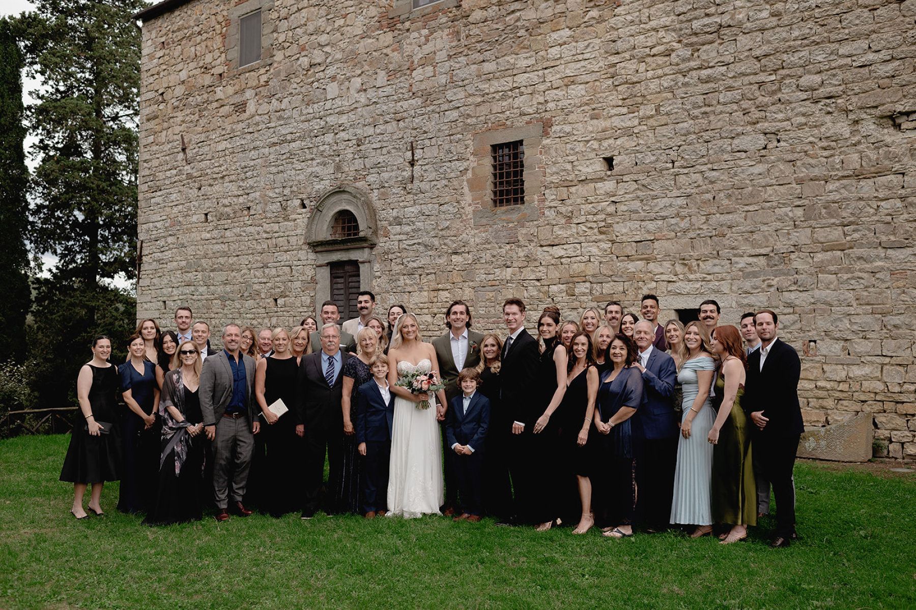 Kelli &amp; Steele's Romantic Tuscan Castle Wedding at Castello del Trebbio photo