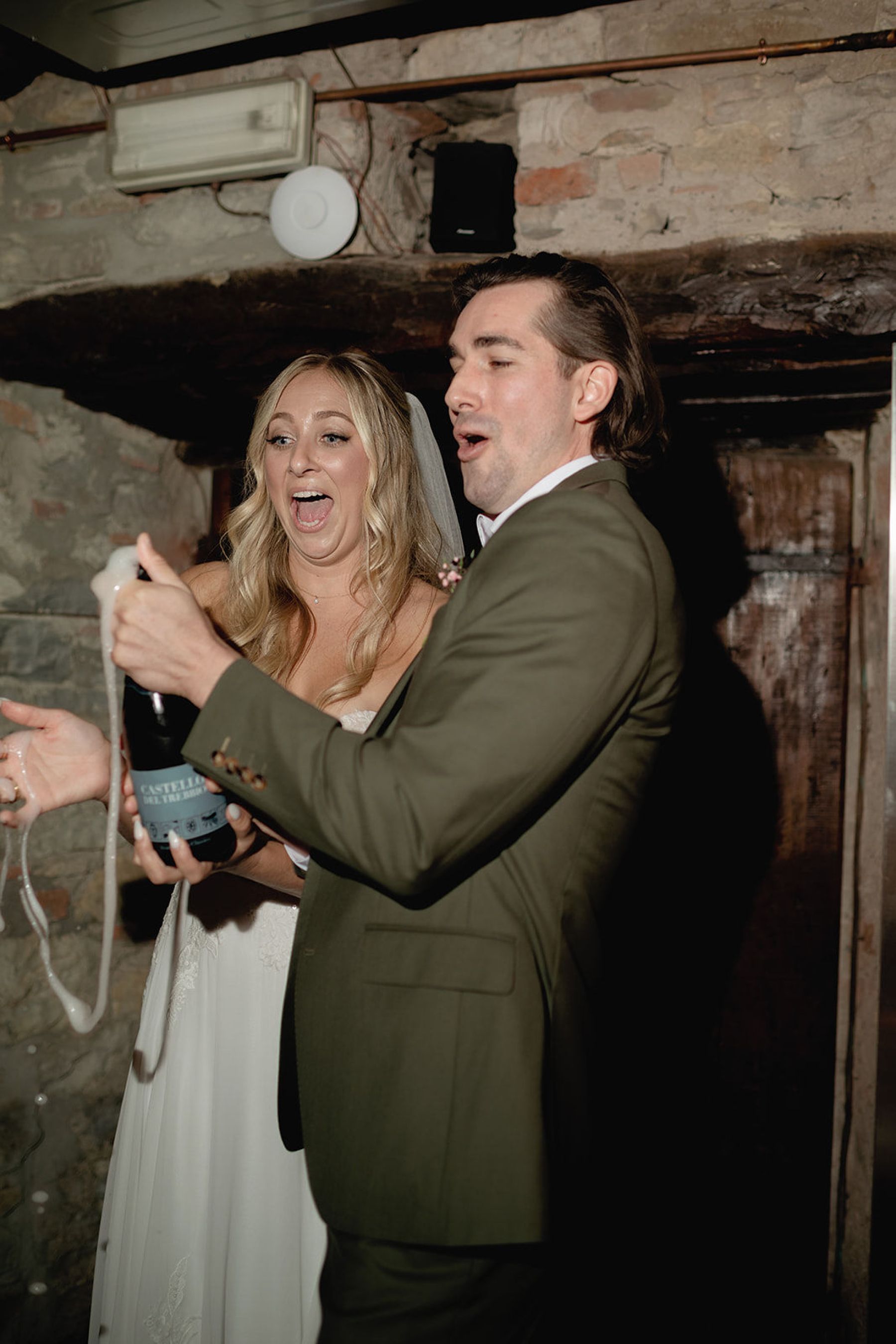 Kelli &amp; Steele's Romantic Tuscan Castle Wedding at Castello del Trebbio photo