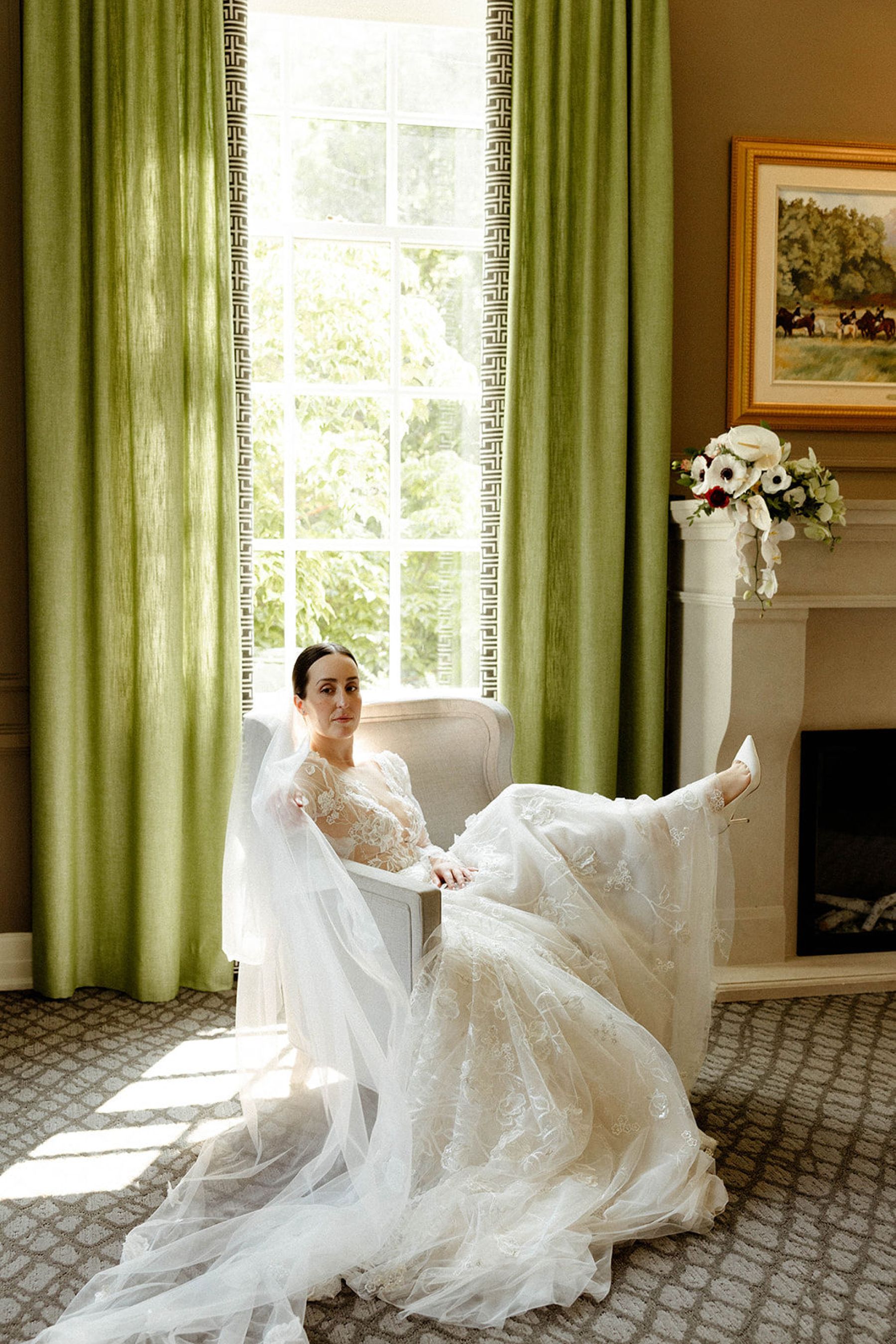 Vibrant Elegance: Marisa &amp; Jason's Fashion-Forward Wedding at The London Hunt &amp; Country Club photo