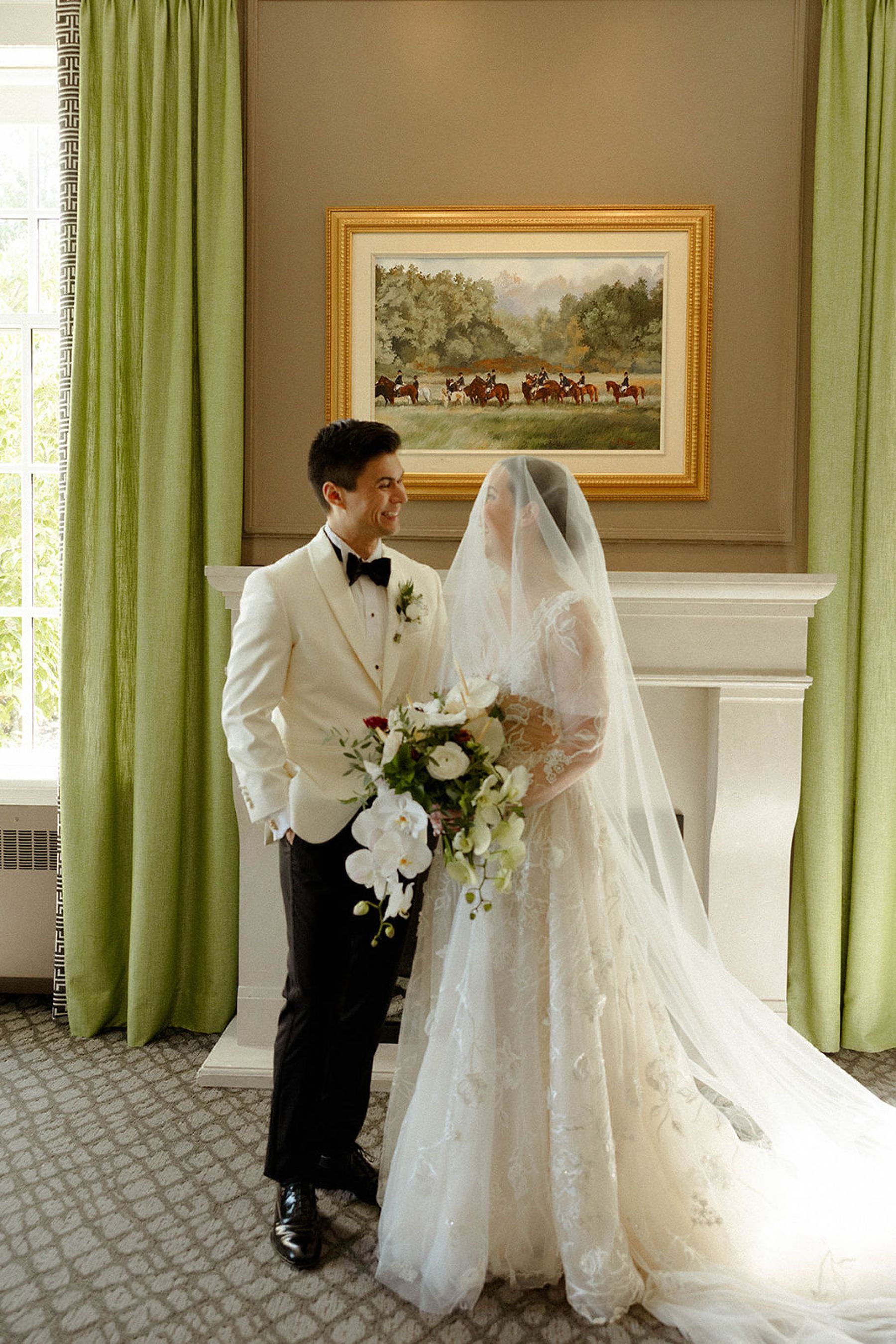 Vibrant Elegance: Marisa &amp; Jason's Fashion-Forward Wedding at The London Hunt &amp; Country Club photo