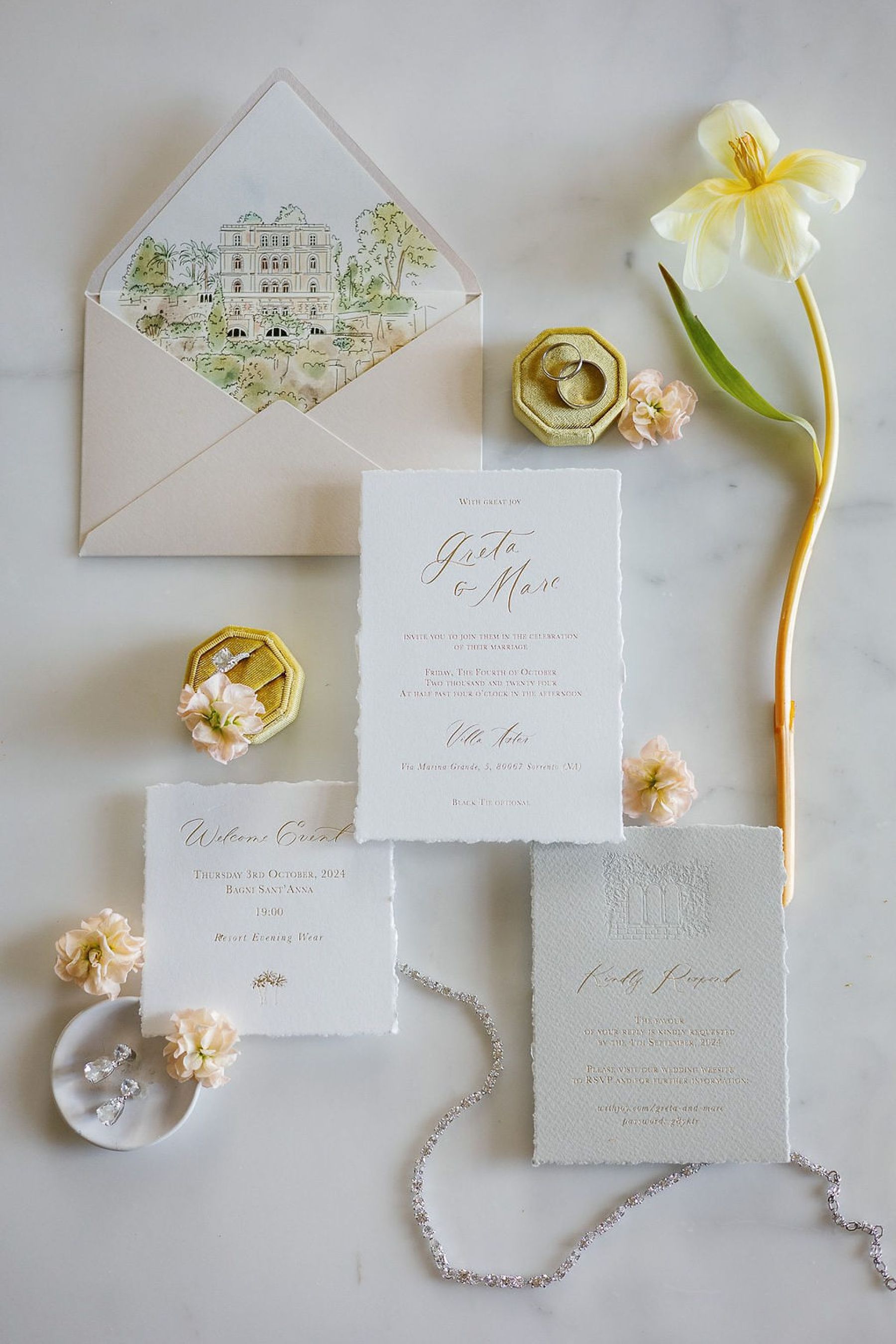 When Love Meets the Mediterranean Coastline: Greta &amp; Marc's Wedding at Villa Astor photo