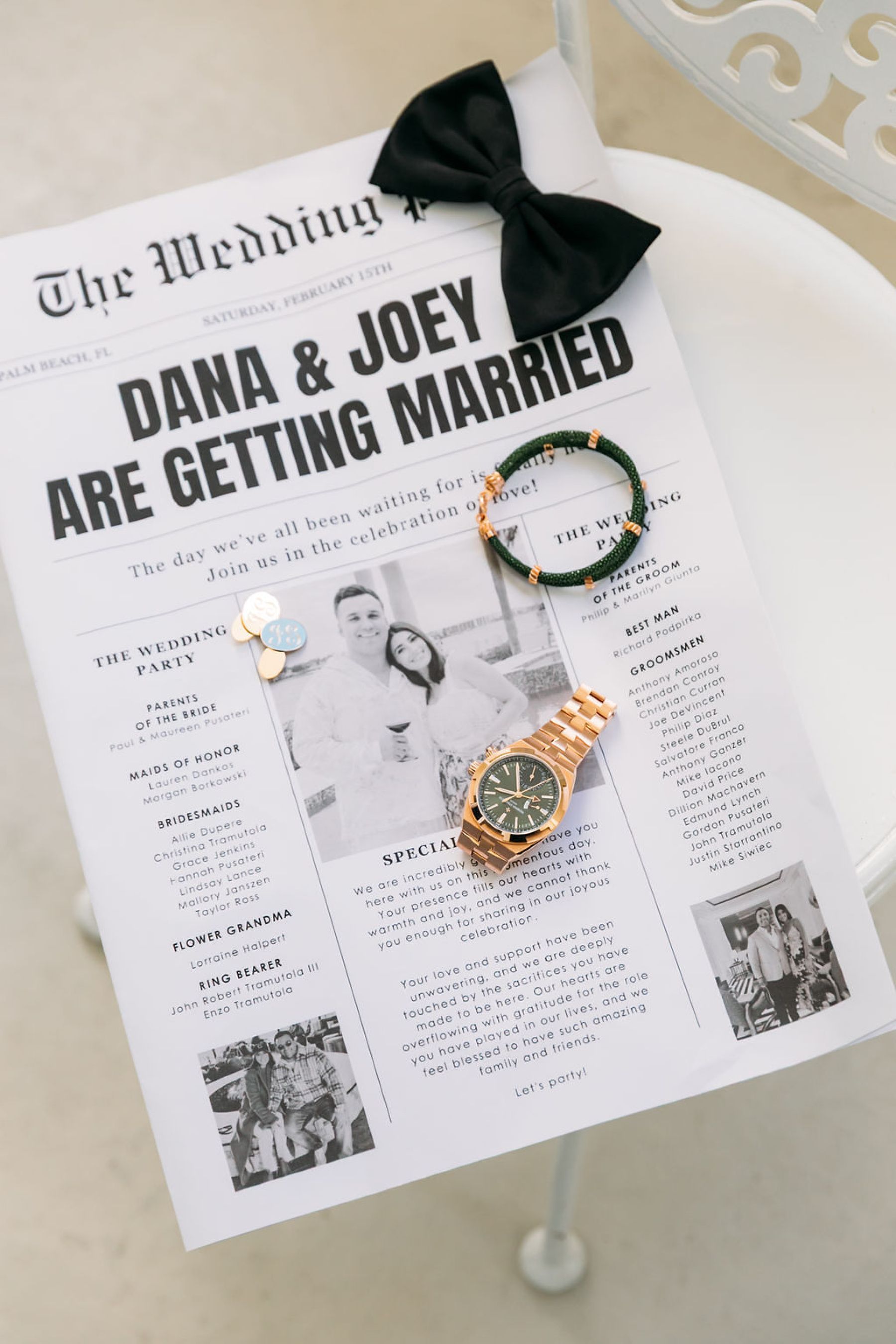 Dana &amp; Joey's Timeless Palm Beach Wedding at The Flagler Museum photo