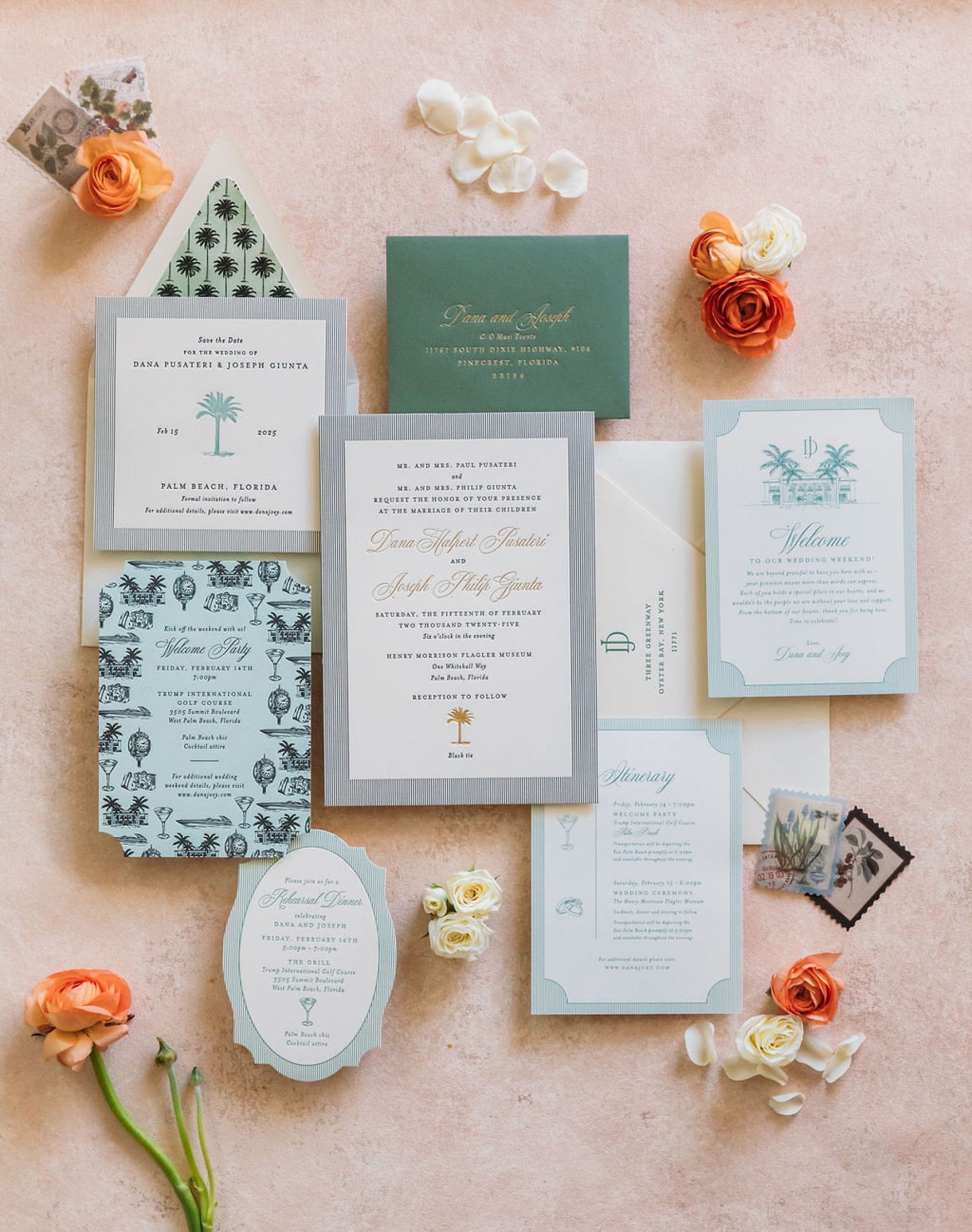 Dana &amp; Joey's Timeless Palm Beach Wedding at The Flagler Museum photo