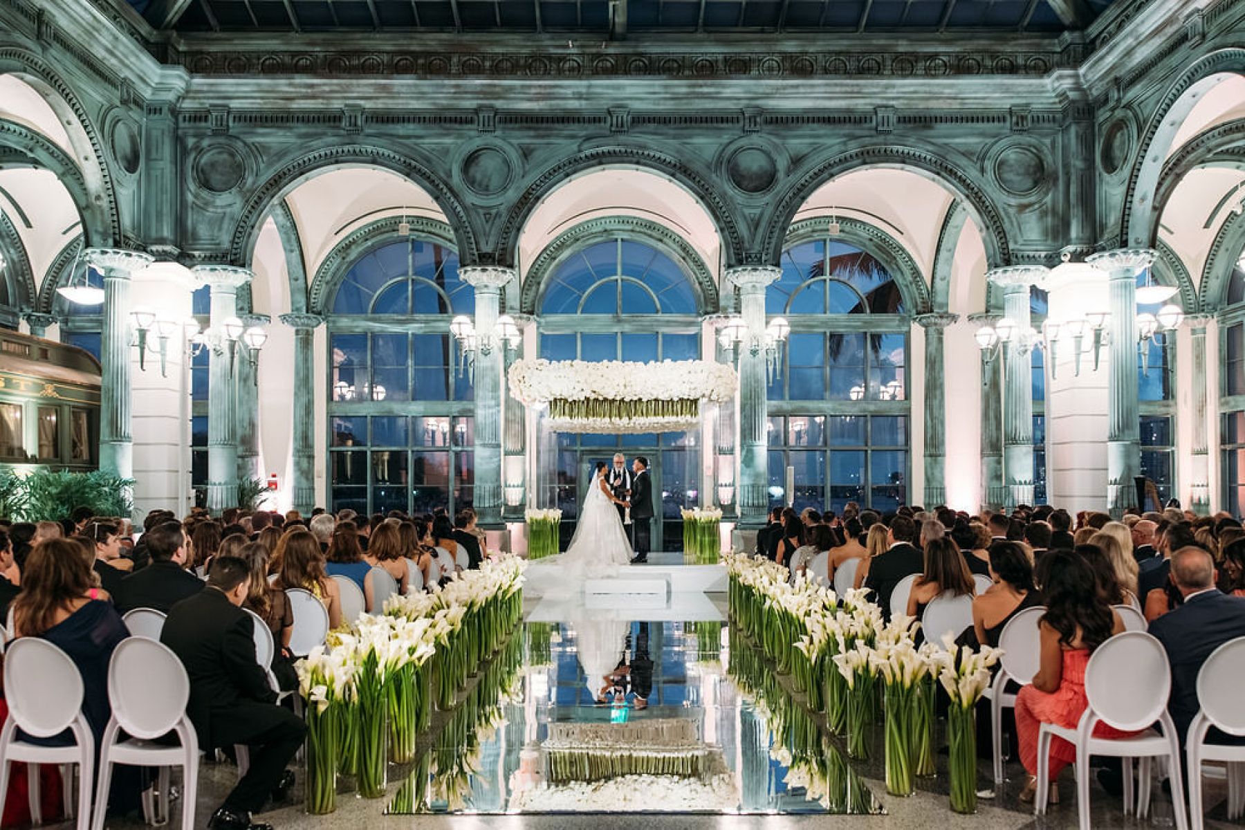 Dana &amp; Joey's Timeless Palm Beach Wedding at The Flagler Museum photo