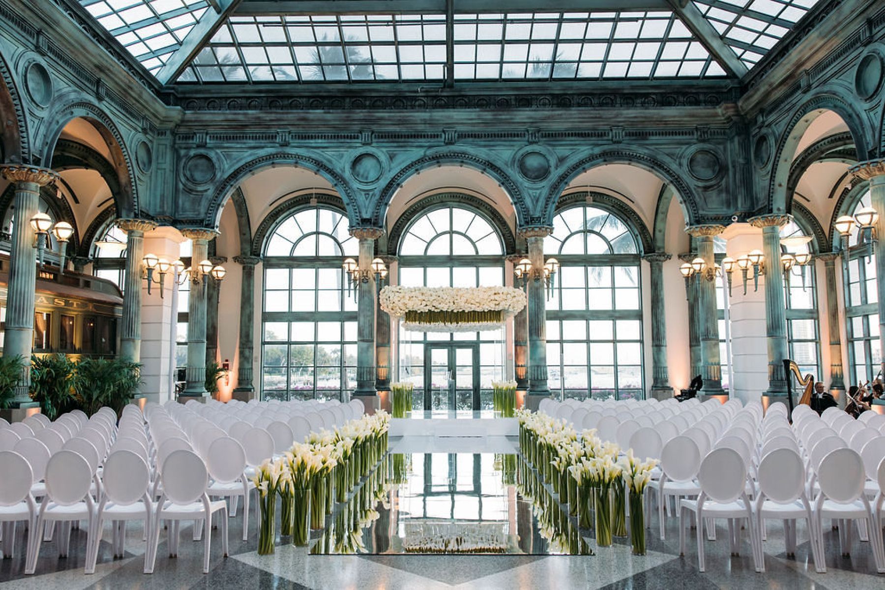 Dana &amp; Joey's Timeless Palm Beach Wedding at The Flagler Museum photo