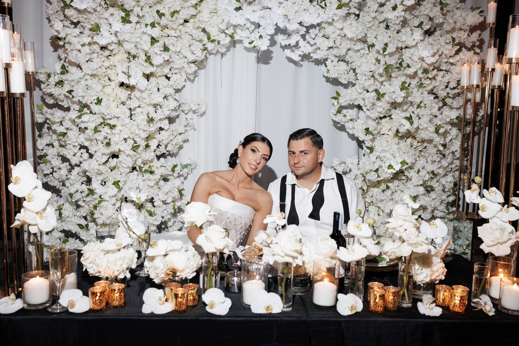 A Love Story Written in Candlelight: Samantha &amp; Ali's Staten Island Wedding at Angelina's Ristorante photo