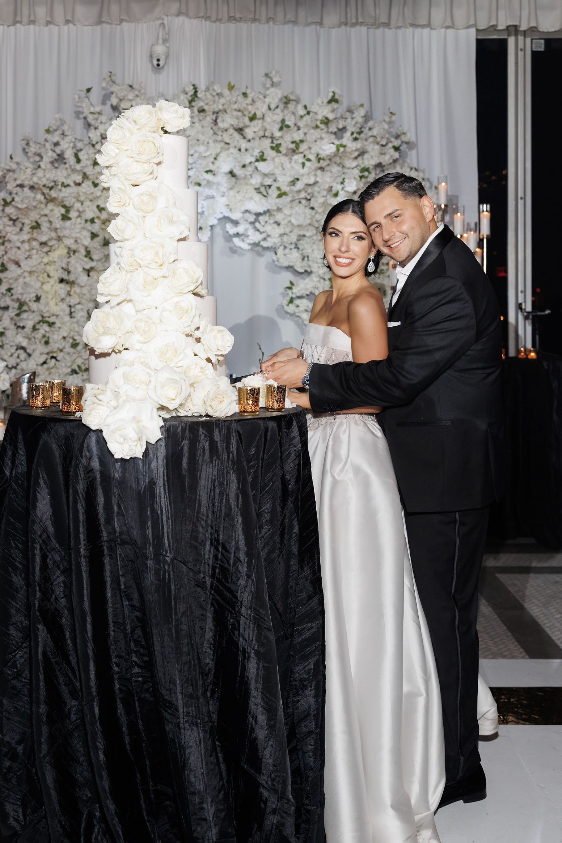 A Love Story Written in Candlelight: Samantha &amp; Ali's Staten Island Wedding at Angelina's Ristorante photo