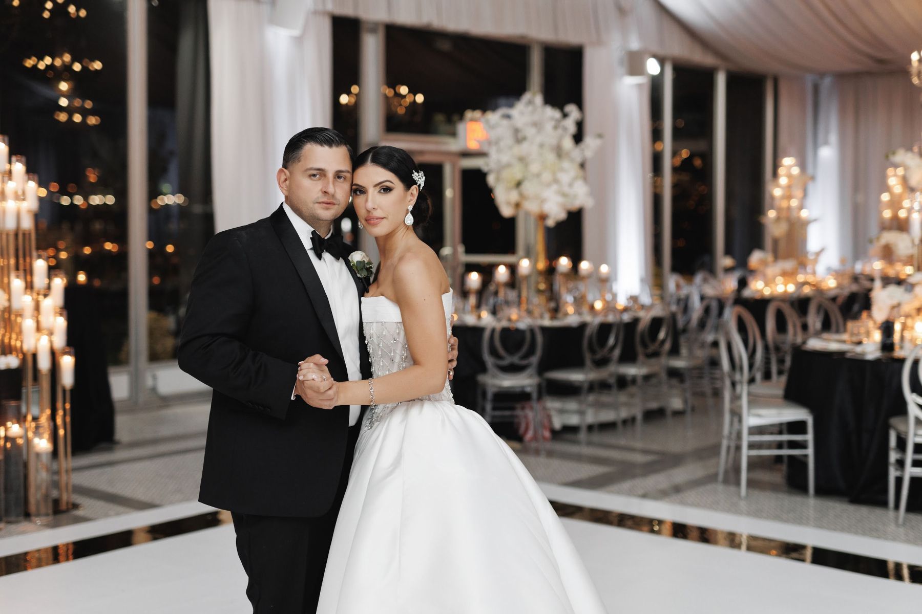 A Love Story Written in Candlelight: Samantha &amp; Ali's Staten Island Wedding at Angelina's Ristorante photo