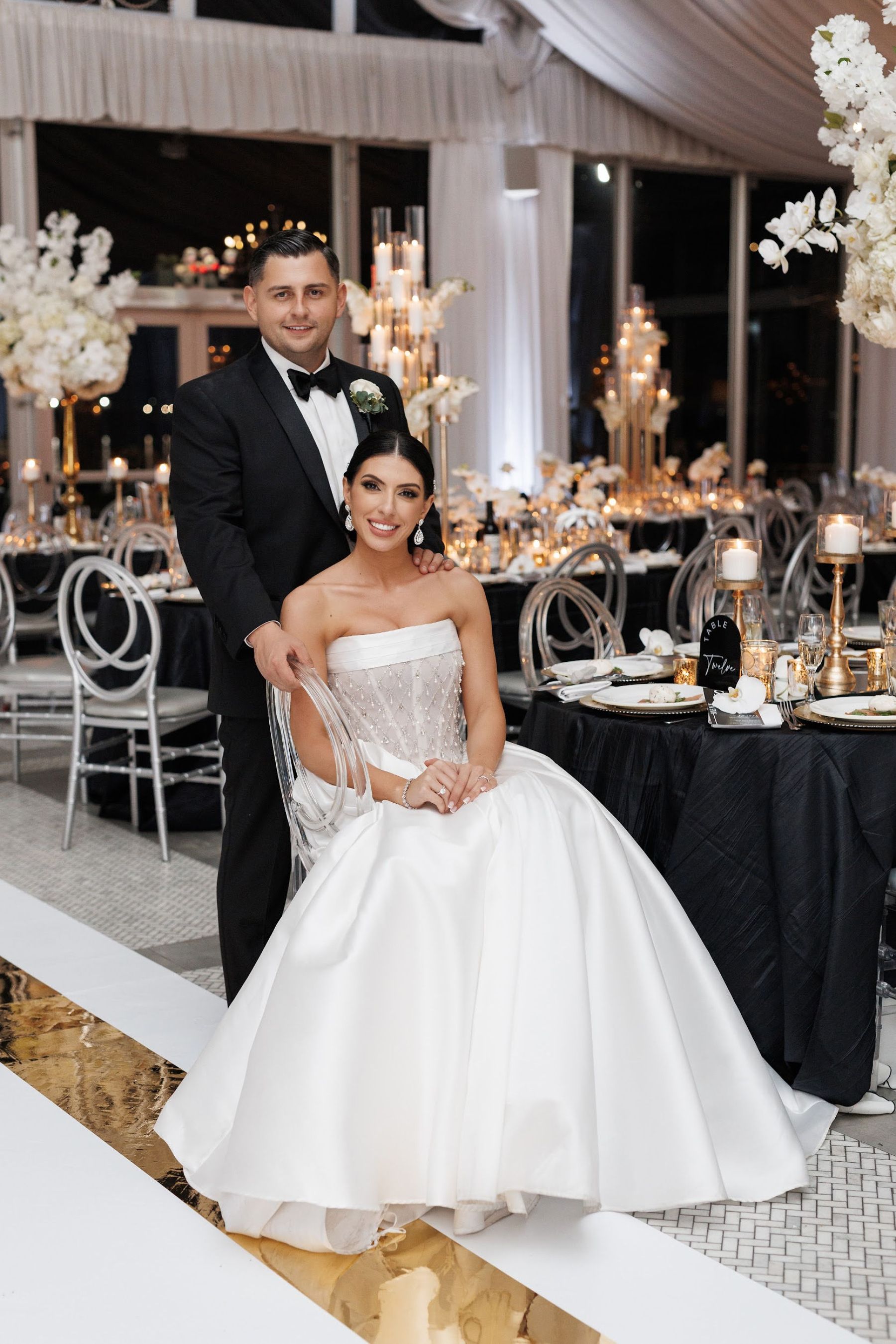 A Love Story Written in Candlelight: Samantha &amp; Ali's Staten Island Wedding at Angelina's Ristorante photo