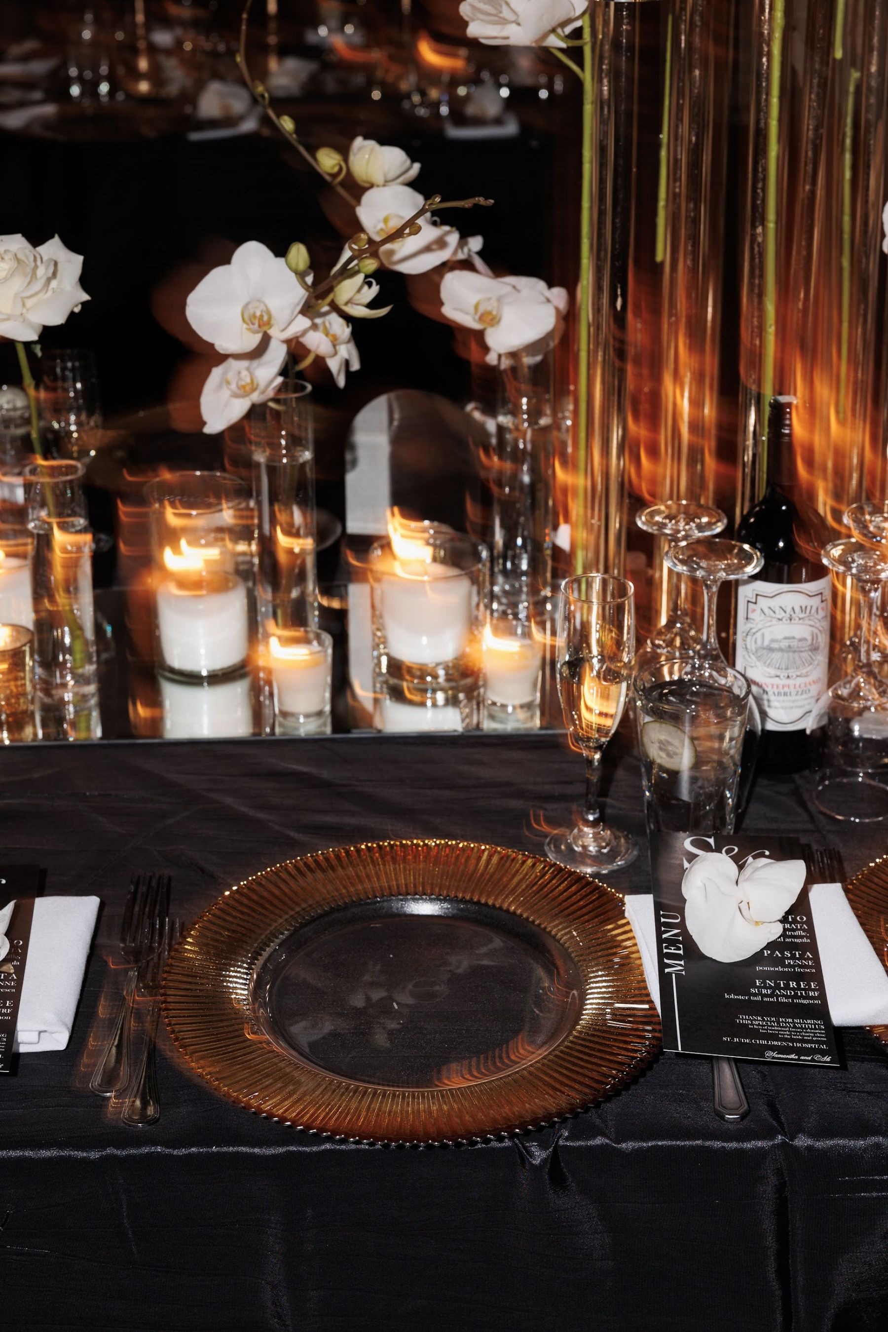 A Love Story Written in Candlelight: Samantha &amp; Ali's Staten Island Wedding at Angelina's Ristorante photo