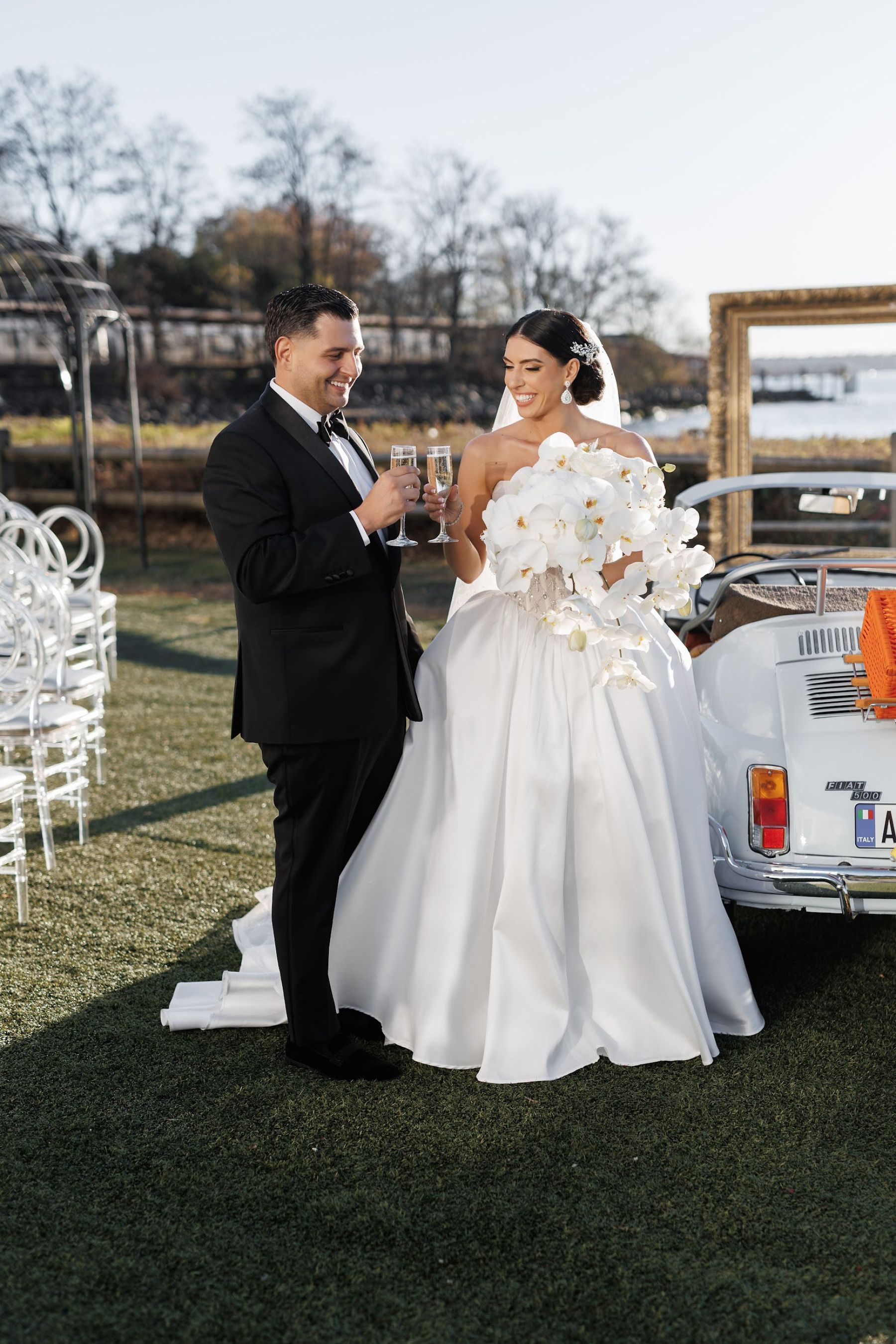 A Love Story Written in Candlelight: Samantha &amp; Ali's Staten Island Wedding at Angelina's Ristorante photo