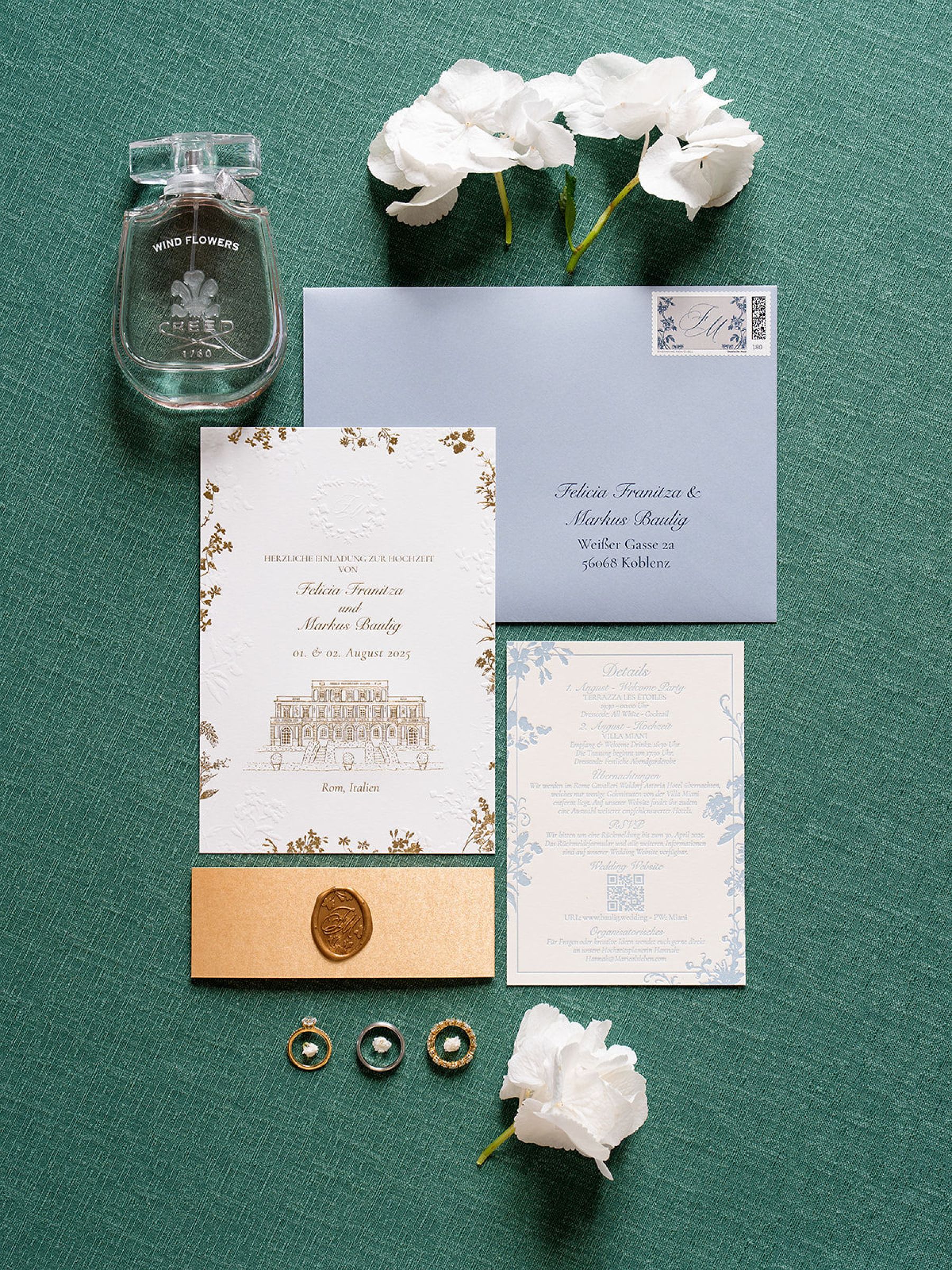 Felicia &amp; Markus’s Elegant Wedding at Villa Miani Overlooking the Eternal City photo