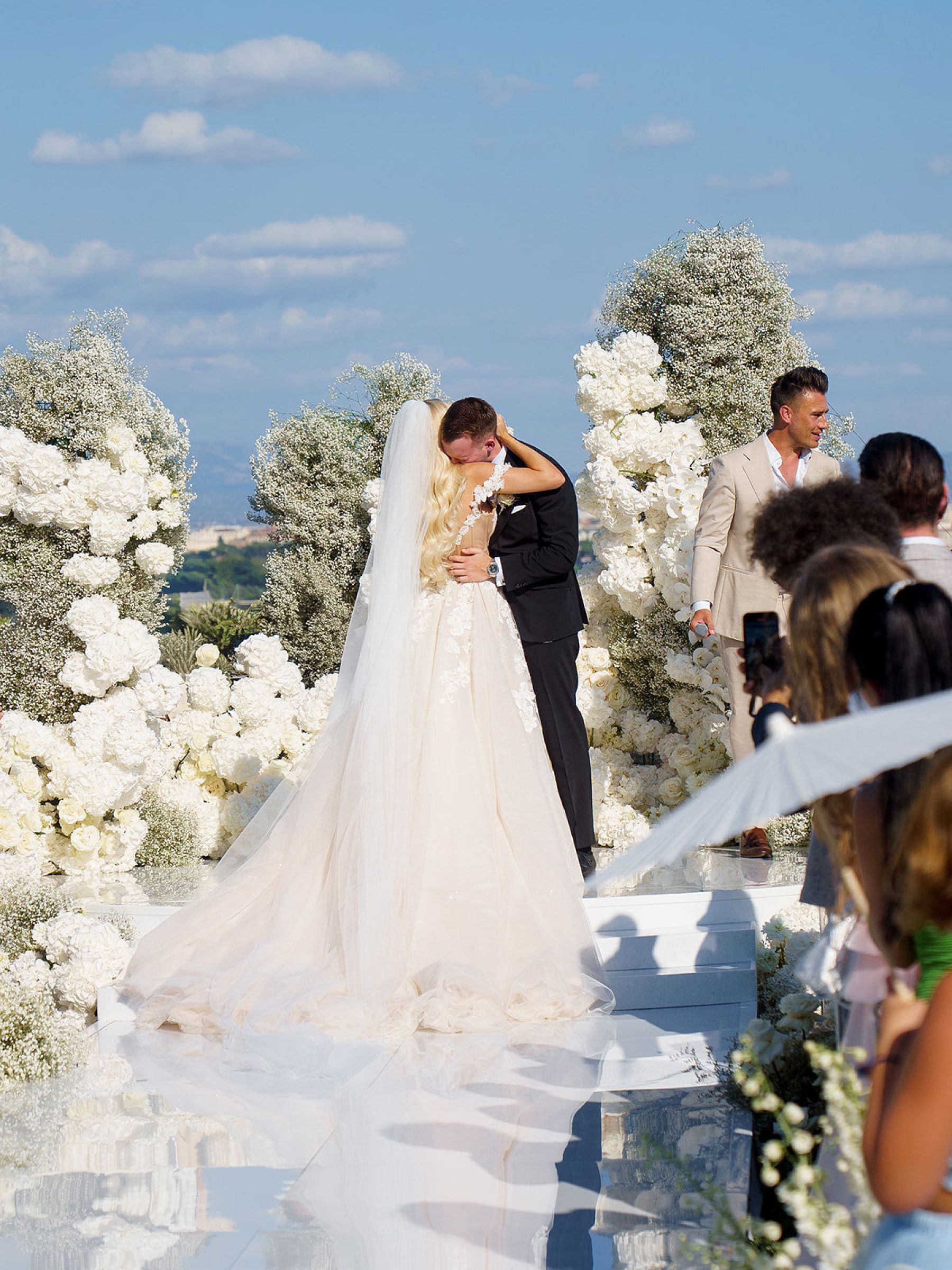 Felicia &amp; Markus’s Elegant Wedding at Villa Miani Overlooking the Eternal City photo