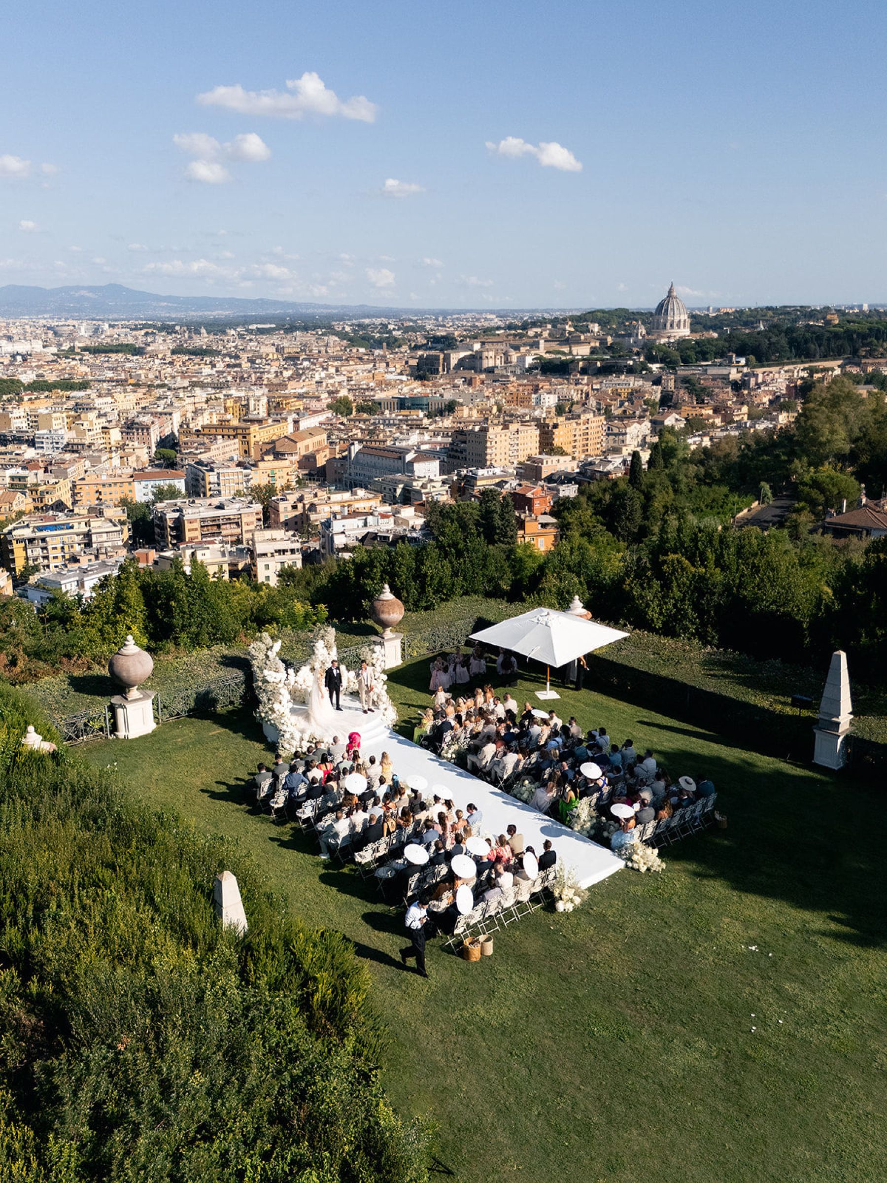 Felicia &amp; Markus’s Elegant Wedding at Villa Miani Overlooking the Eternal City photo