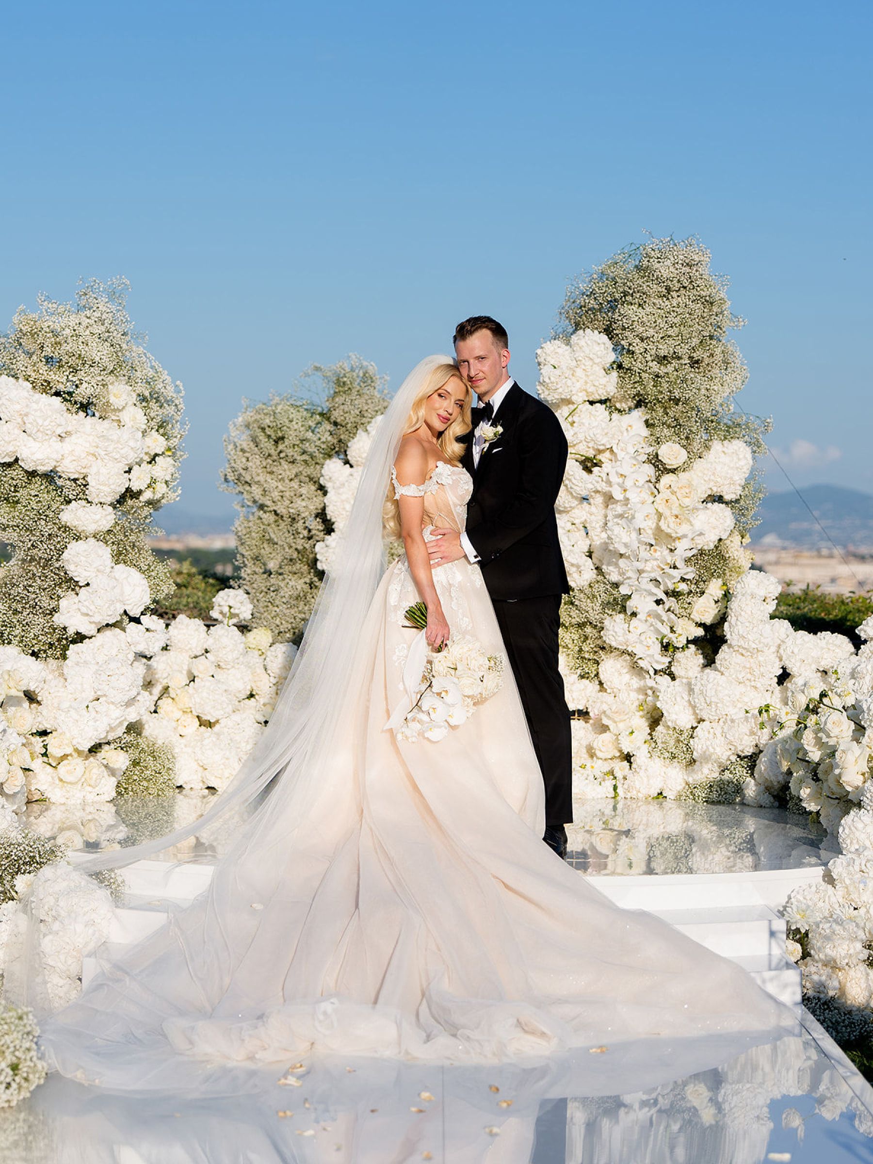 Felicia &amp; Markus’s Elegant Wedding at Villa Miani Overlooking the Eternal City photo