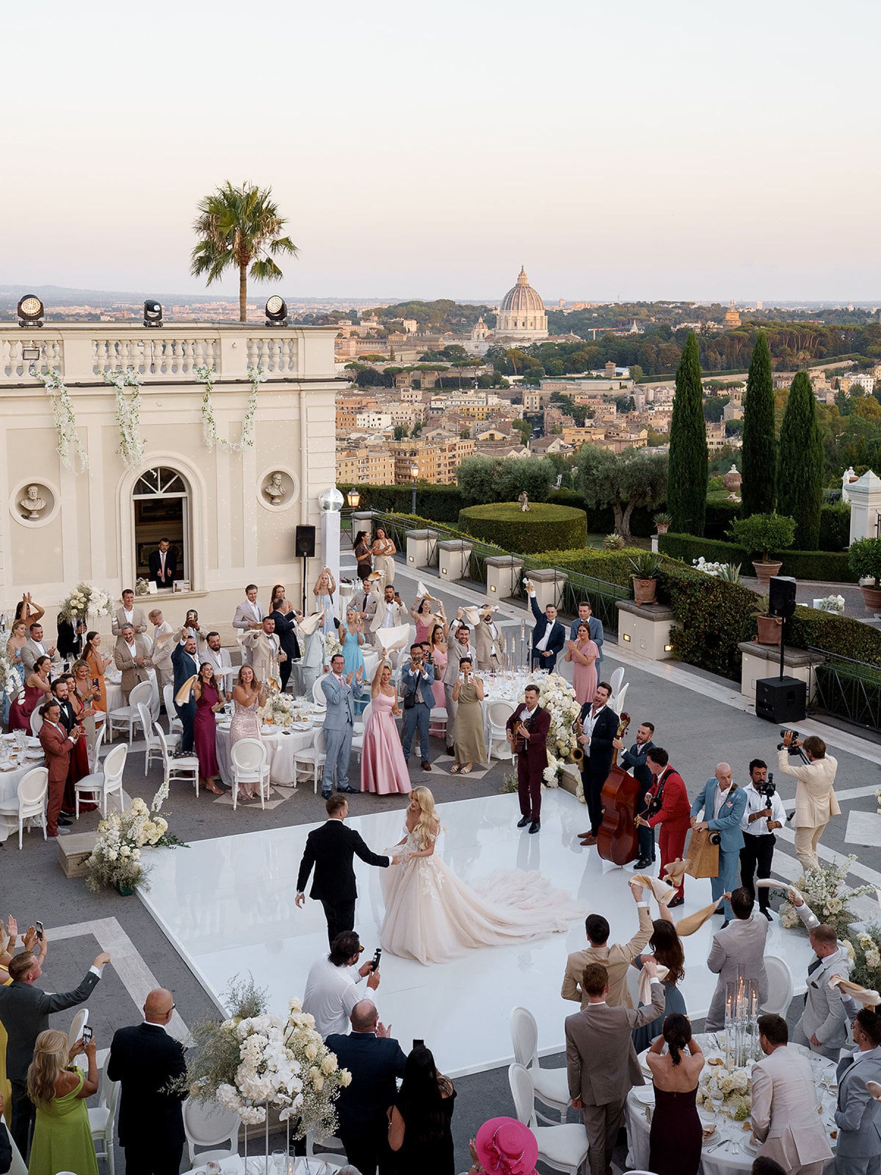 Felicia &amp; Markus’s Elegant Wedding at Villa Miani Overlooking the Eternal City photo