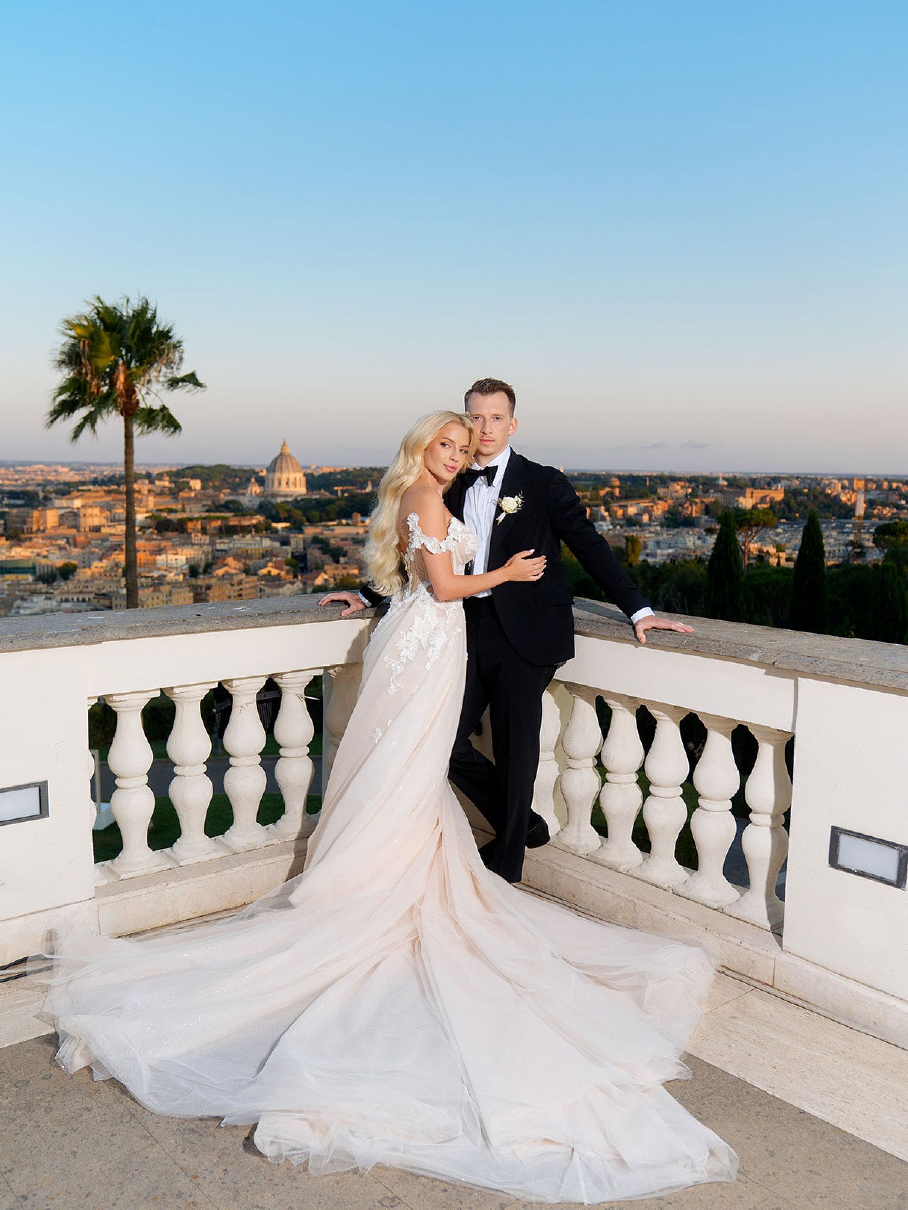 Felicia &amp; Markus’s Elegant Wedding at Villa Miani Overlooking the Eternal City photo