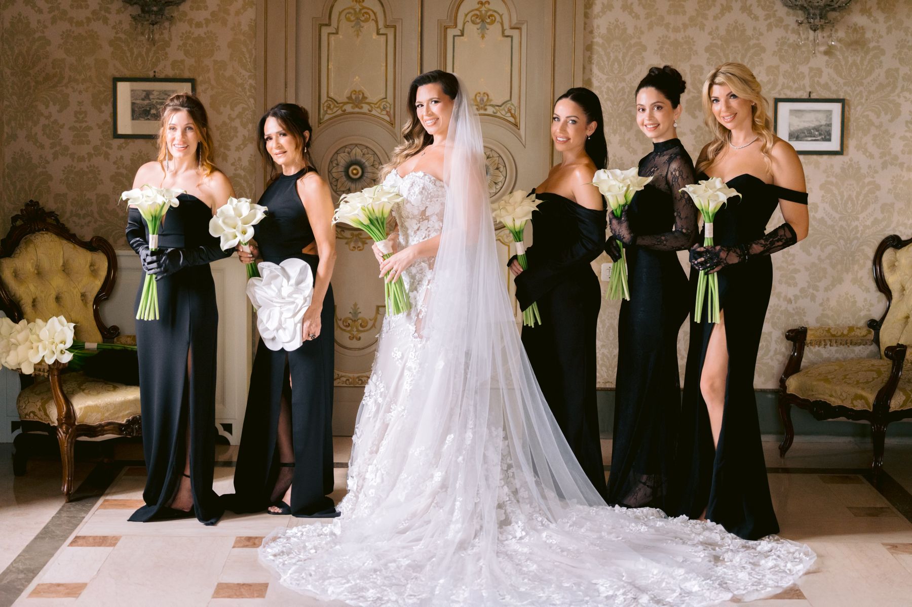 A Modern Romance in Black Elegance: Tiffany &amp; Michael’s Wedding at Masseria Salamina photo