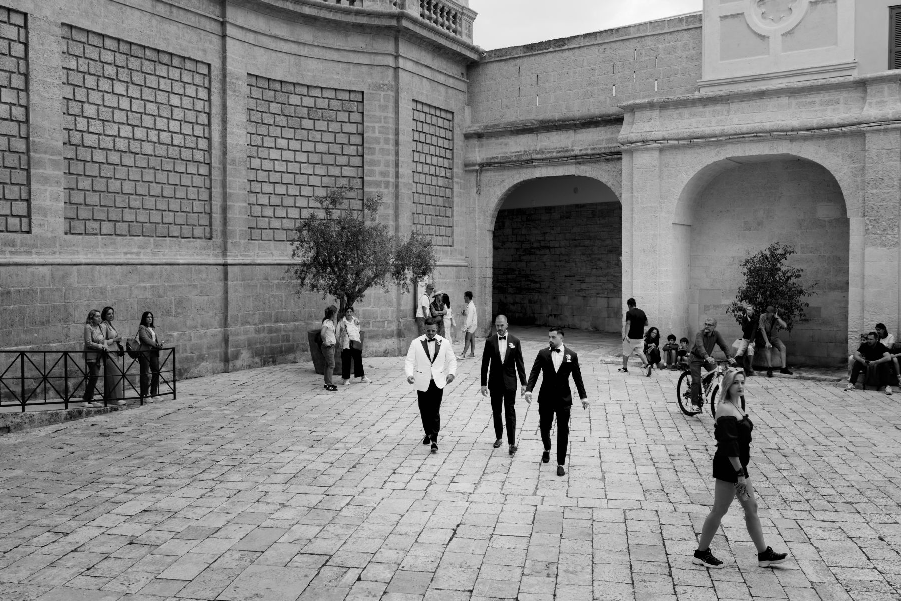 A Modern Romance in Black Elegance: Tiffany &amp; Michael’s Wedding at Masseria Salamina photo