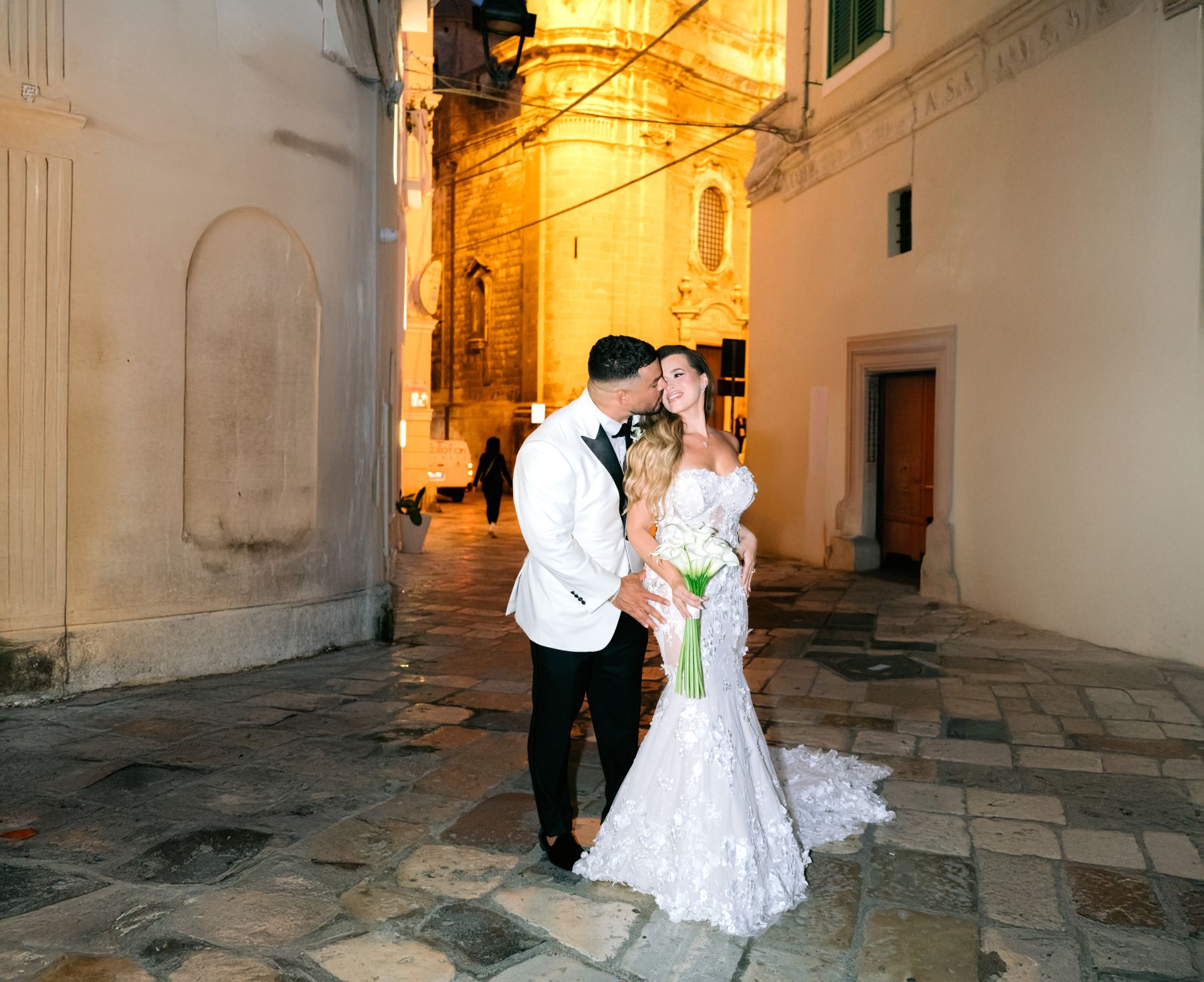 A Modern Romance in Black Elegance: Tiffany &amp; Michael’s Wedding at Masseria Salamina photo