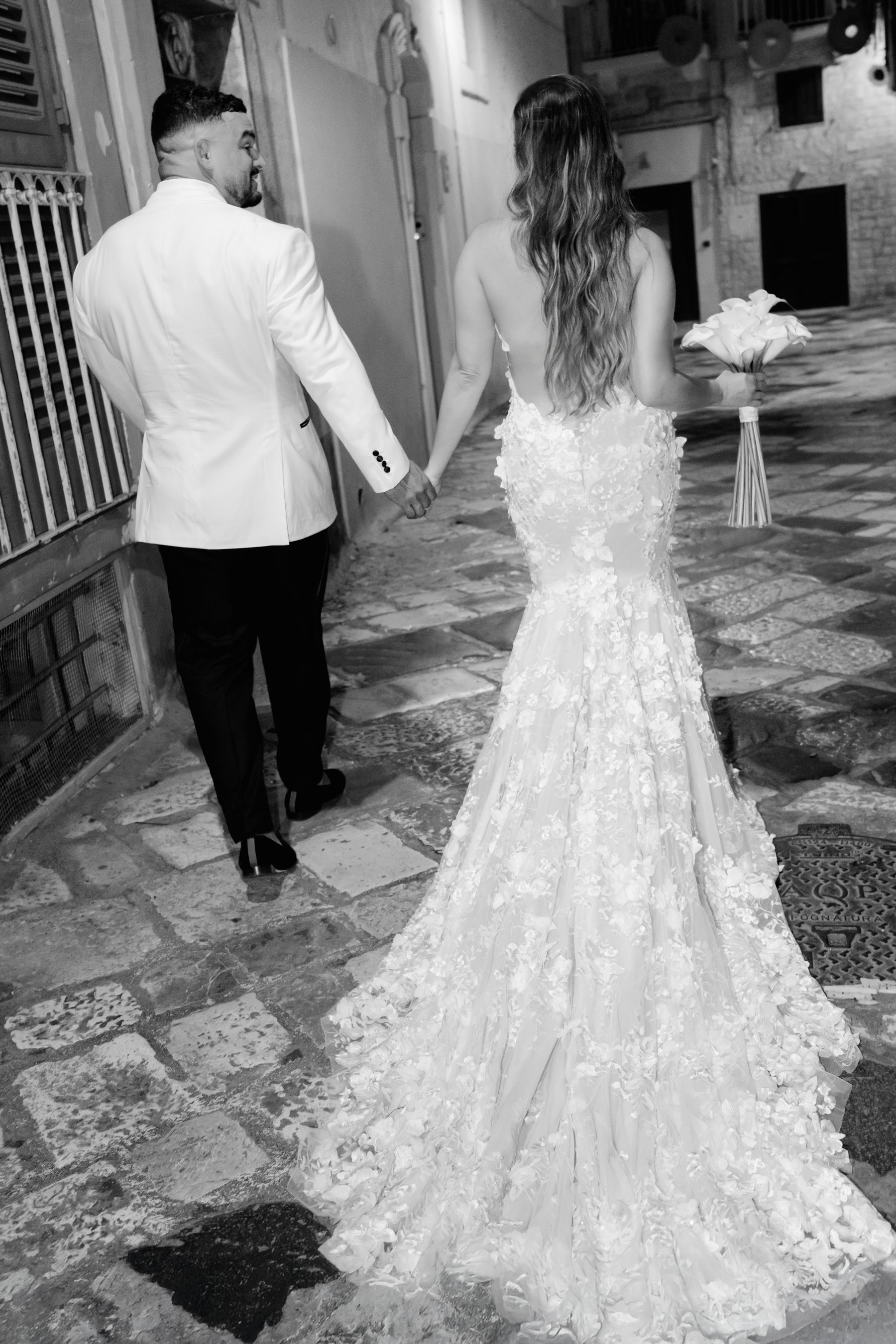 A Modern Romance in Black Elegance: Tiffany &amp; Michael’s Wedding at Masseria Salamina photo