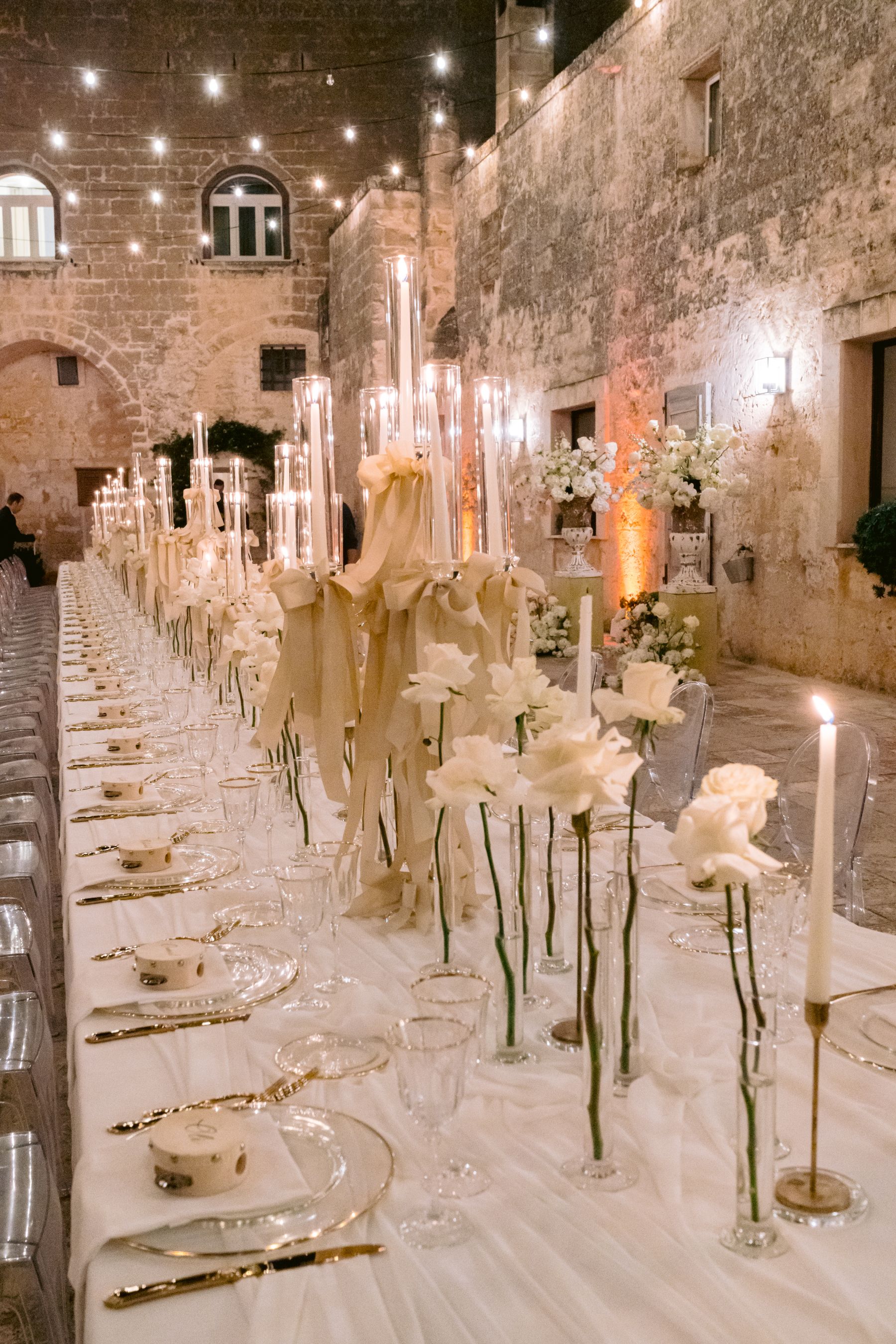 A Modern Romance in Black Elegance: Tiffany &amp; Michael’s Wedding at Masseria Salamina photo