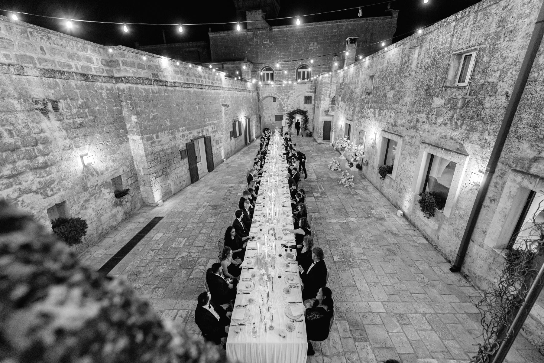 A Modern Romance in Black Elegance: Tiffany &amp; Michael’s Wedding at Masseria Salamina photo