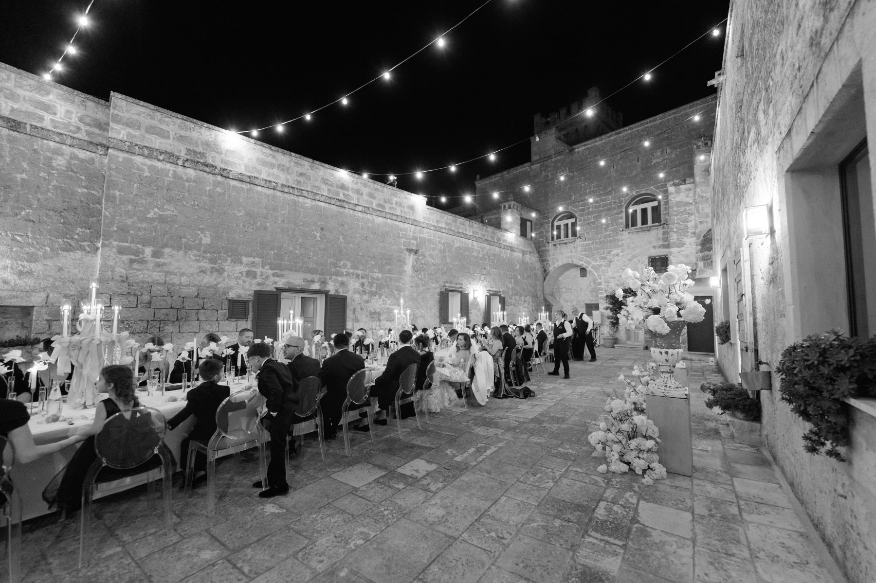 A Modern Romance in Black Elegance: Tiffany &amp; Michael’s Wedding at Masseria Salamina photo