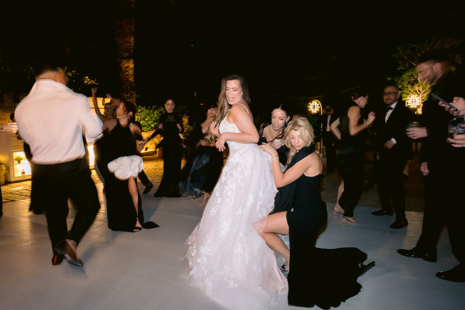 A Modern Romance in Black Elegance: Tiffany &amp; Michael’s Wedding at Masseria Salamina photo