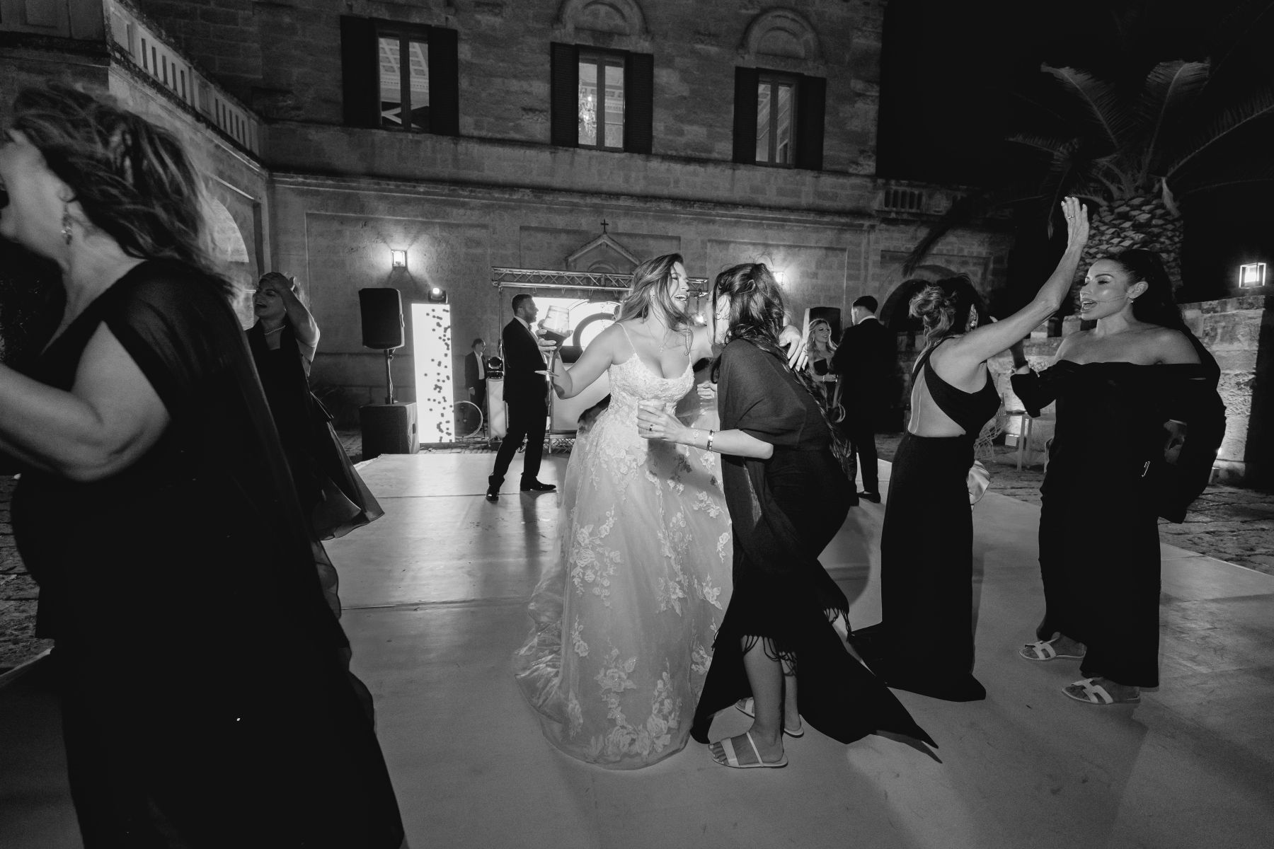 A Modern Romance in Black Elegance: Tiffany &amp; Michael’s Wedding at Masseria Salamina photo