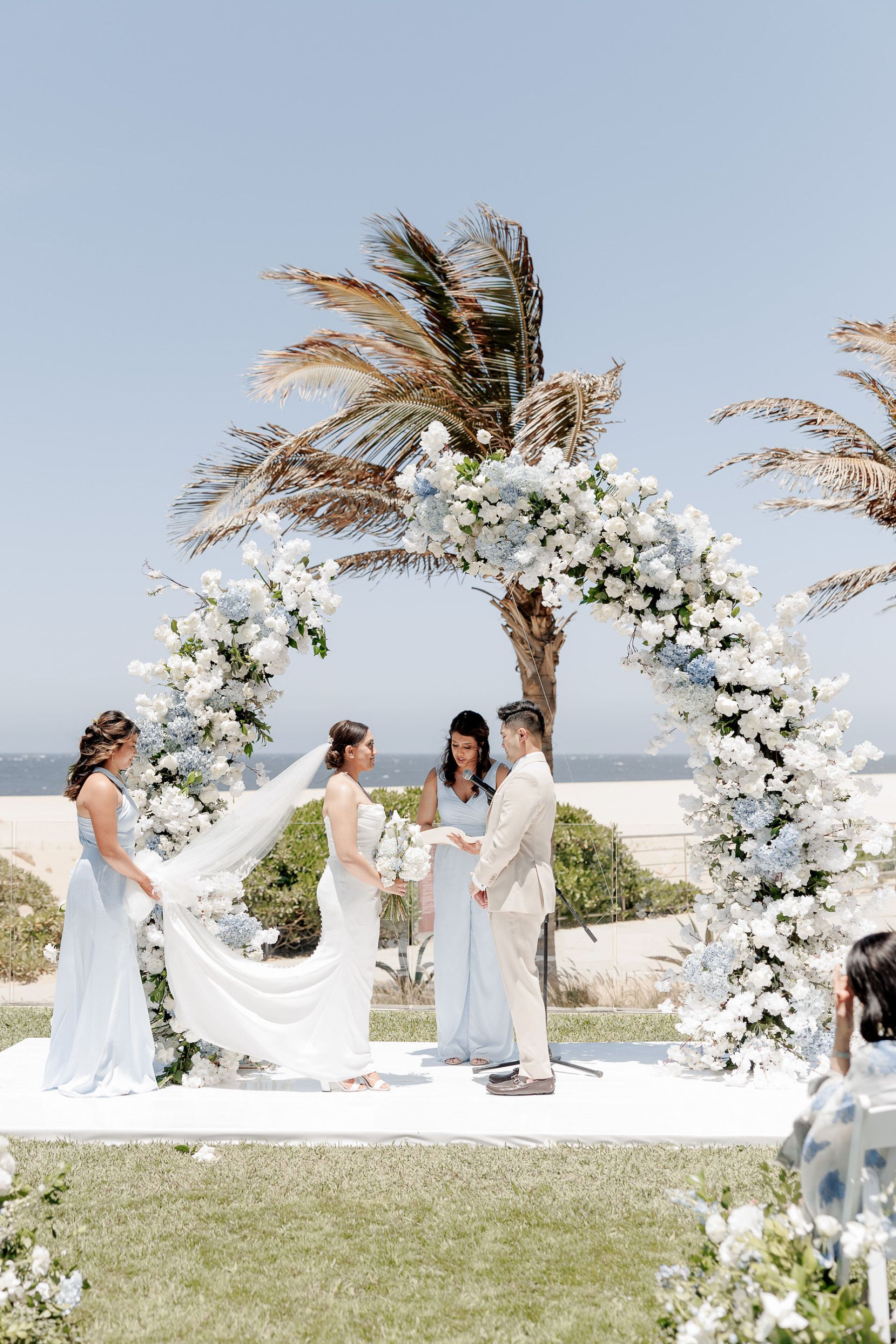 A Vibrant Fusion Celebration: Komal &amp; Audwin's Multi-Day Wedding at Hard Rock Los Cabos photo