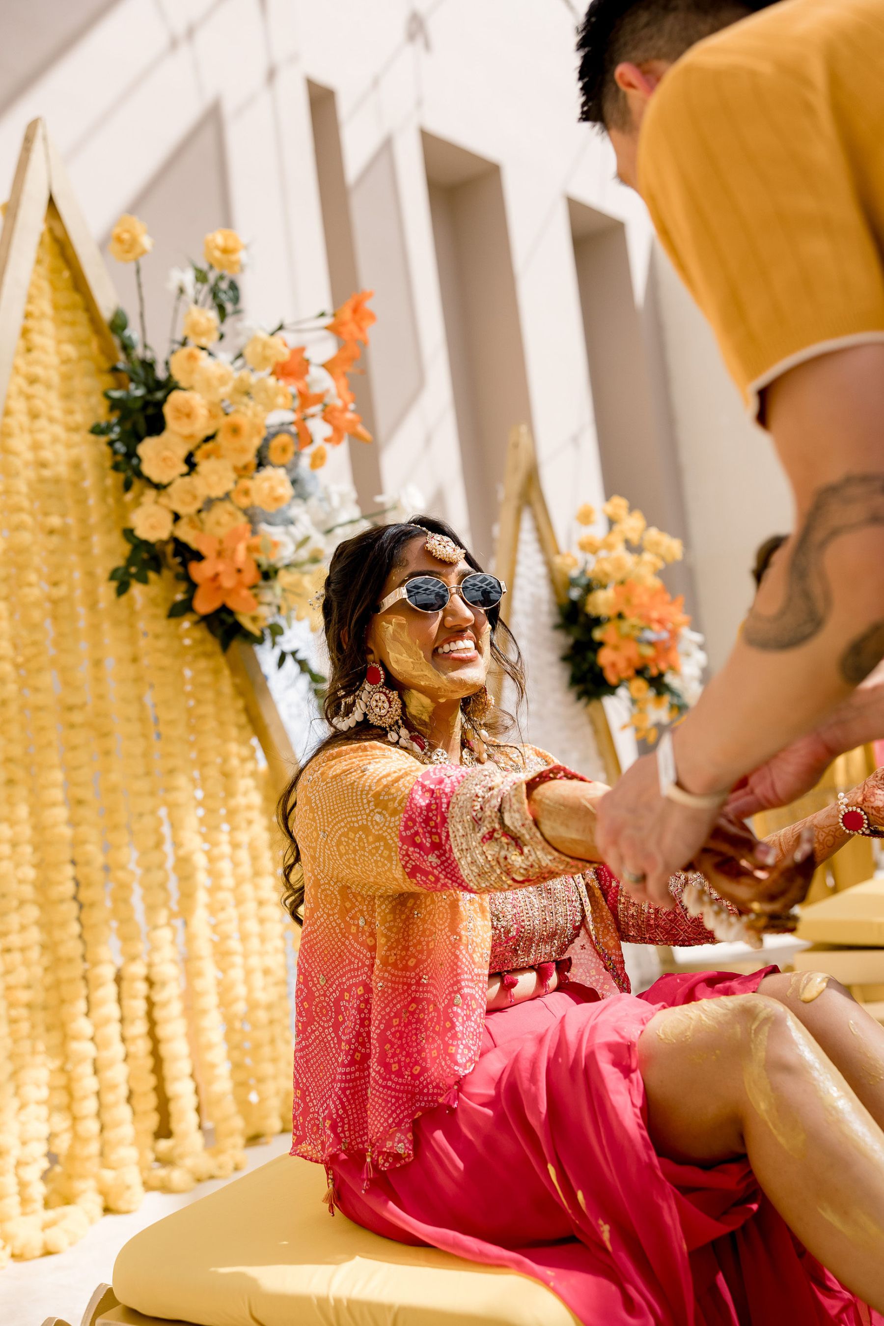 A Vibrant Fusion Celebration: Komal &amp; Audwin's Multi-Day Wedding at Hard Rock Los Cabos photo