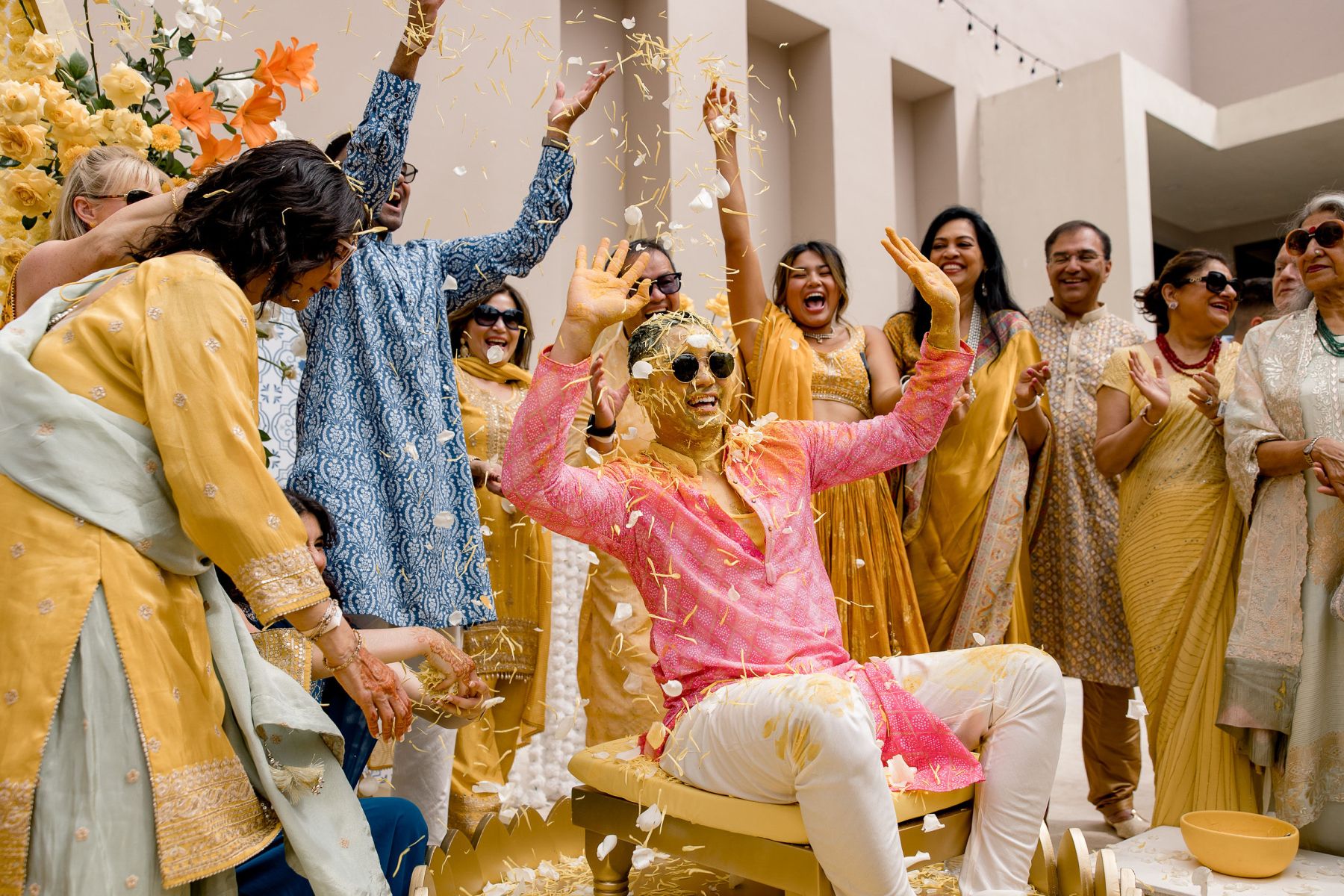 A Vibrant Fusion Celebration: Komal &amp; Audwin's Multi-Day Wedding at Hard Rock Los Cabos photo
