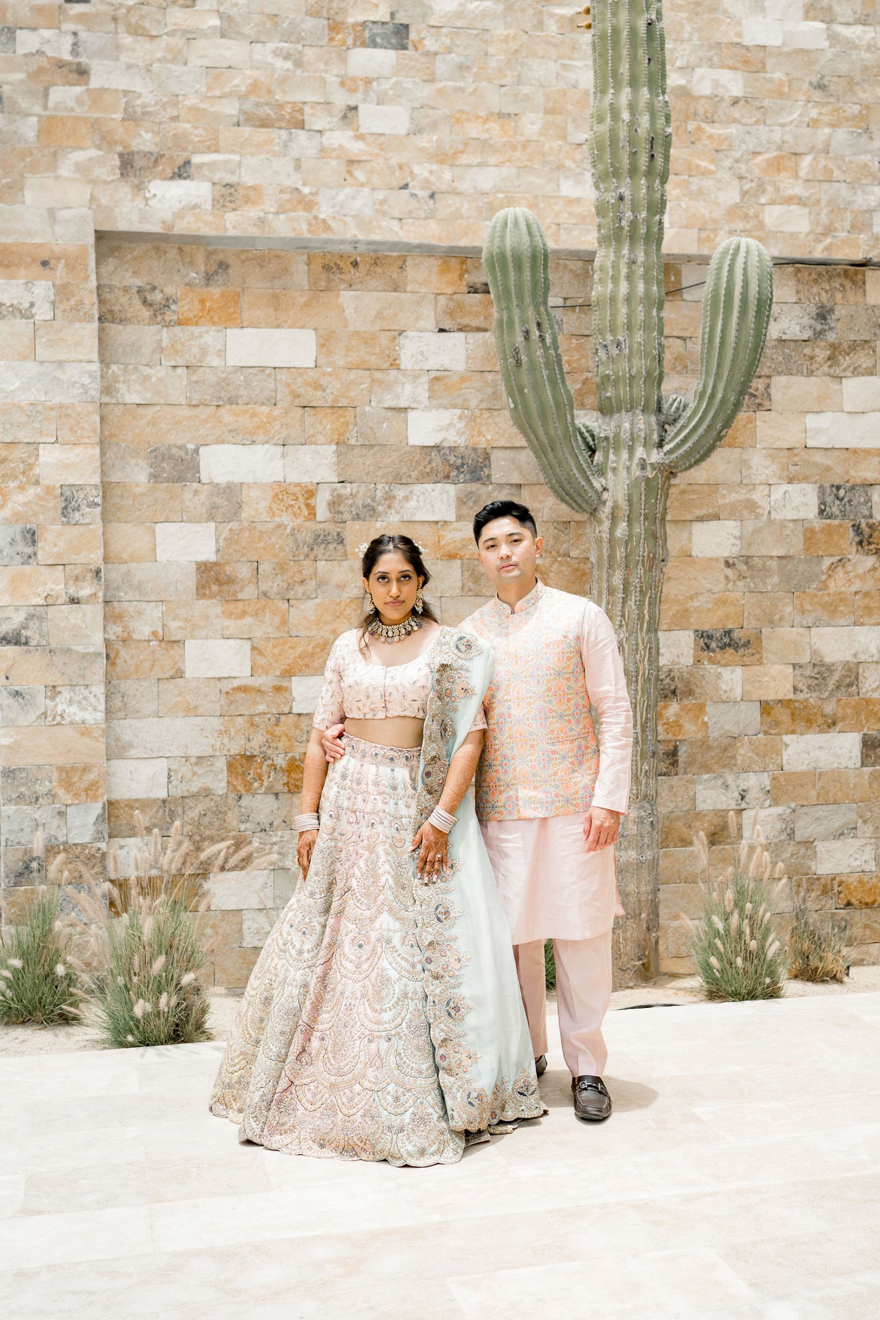 A Vibrant Fusion Celebration: Komal &amp; Audwin's Multi-Day Wedding at Hard Rock Los Cabos photo