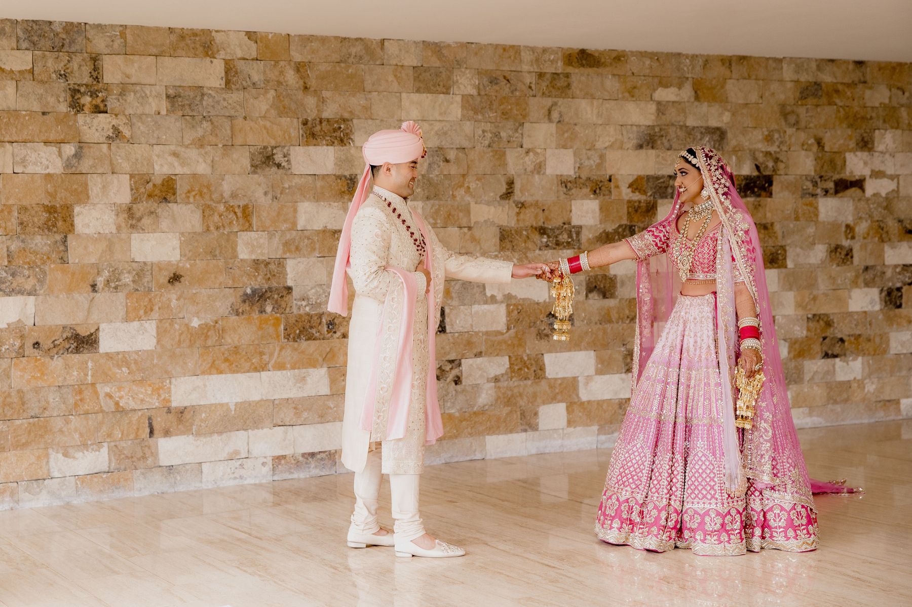 A Vibrant Fusion Celebration: Komal &amp; Audwin's Multi-Day Wedding at Hard Rock Los Cabos photo