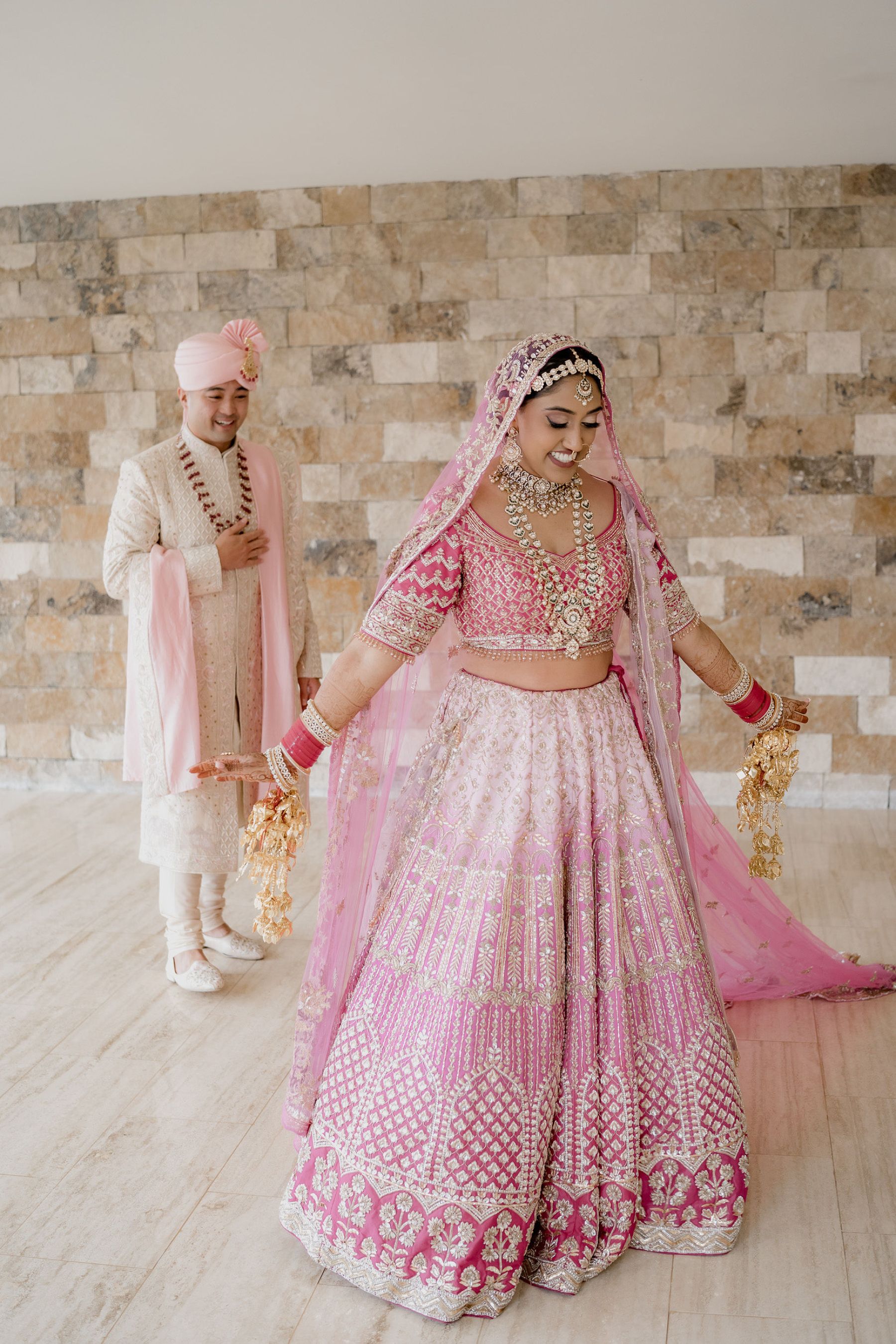 A Vibrant Fusion Celebration: Komal &amp; Audwin's Multi-Day Wedding at Hard Rock Los Cabos photo