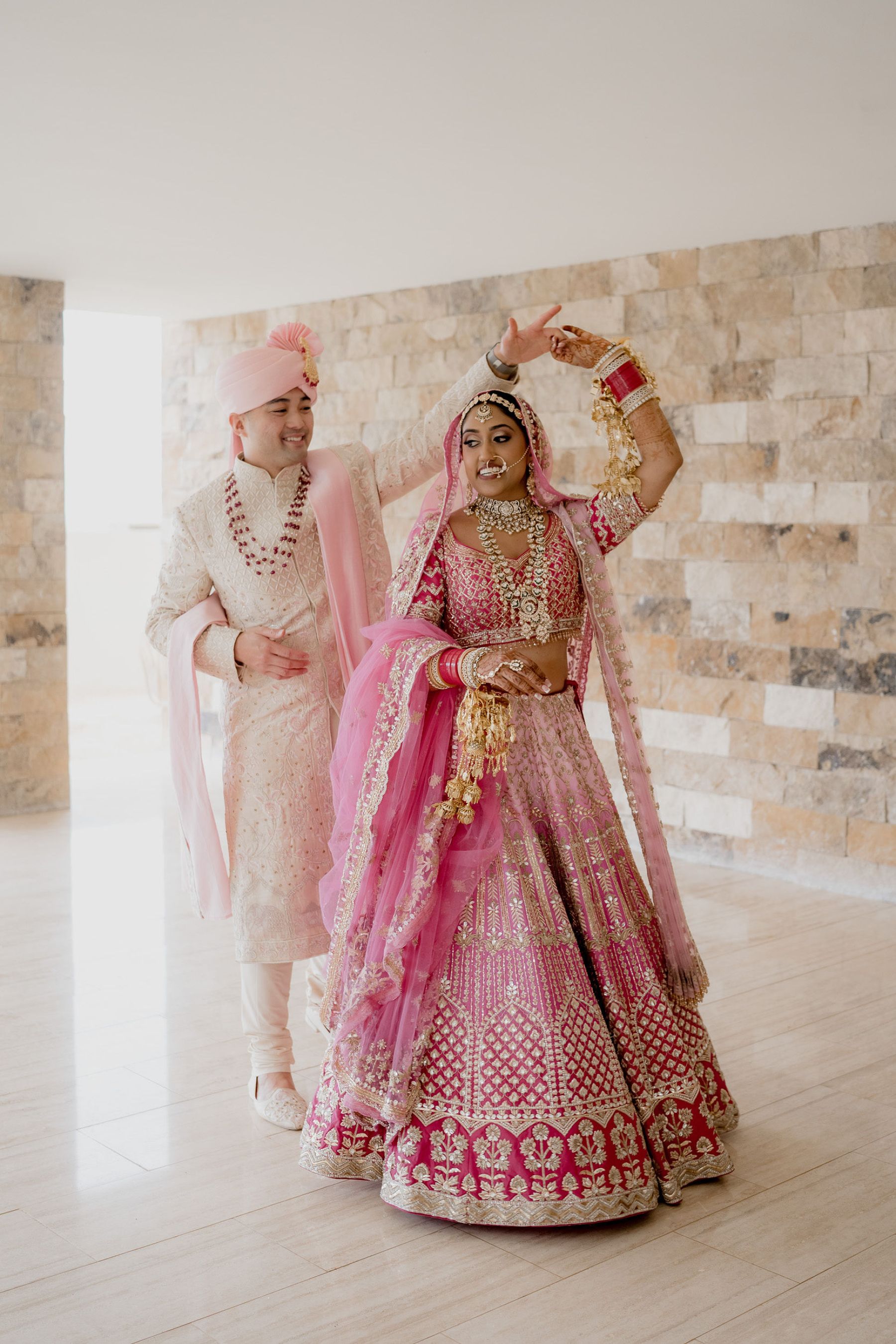 A Vibrant Fusion Celebration: Komal &amp; Audwin's Multi-Day Wedding at Hard Rock Los Cabos photo
