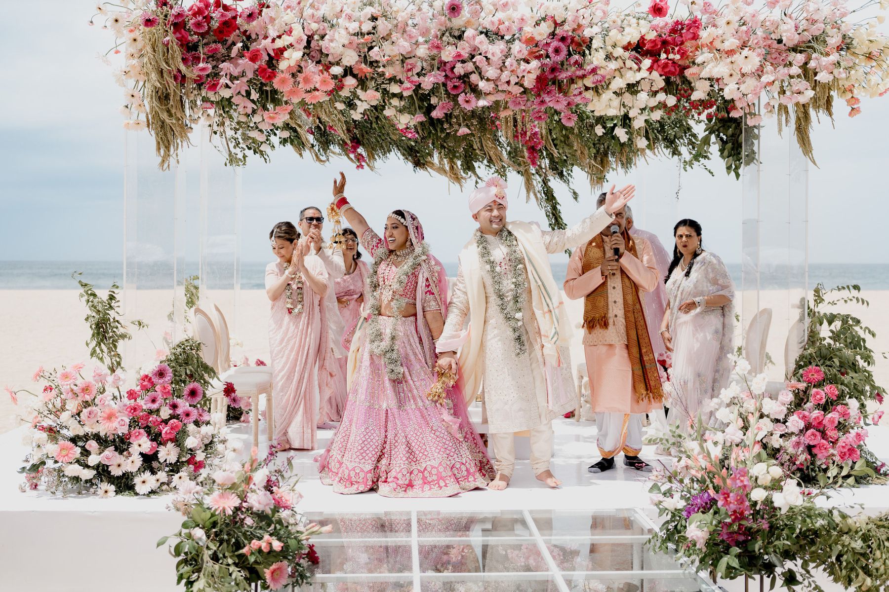 A Vibrant Fusion Celebration: Komal &amp; Audwin's Multi-Day Wedding at Hard Rock Los Cabos photo