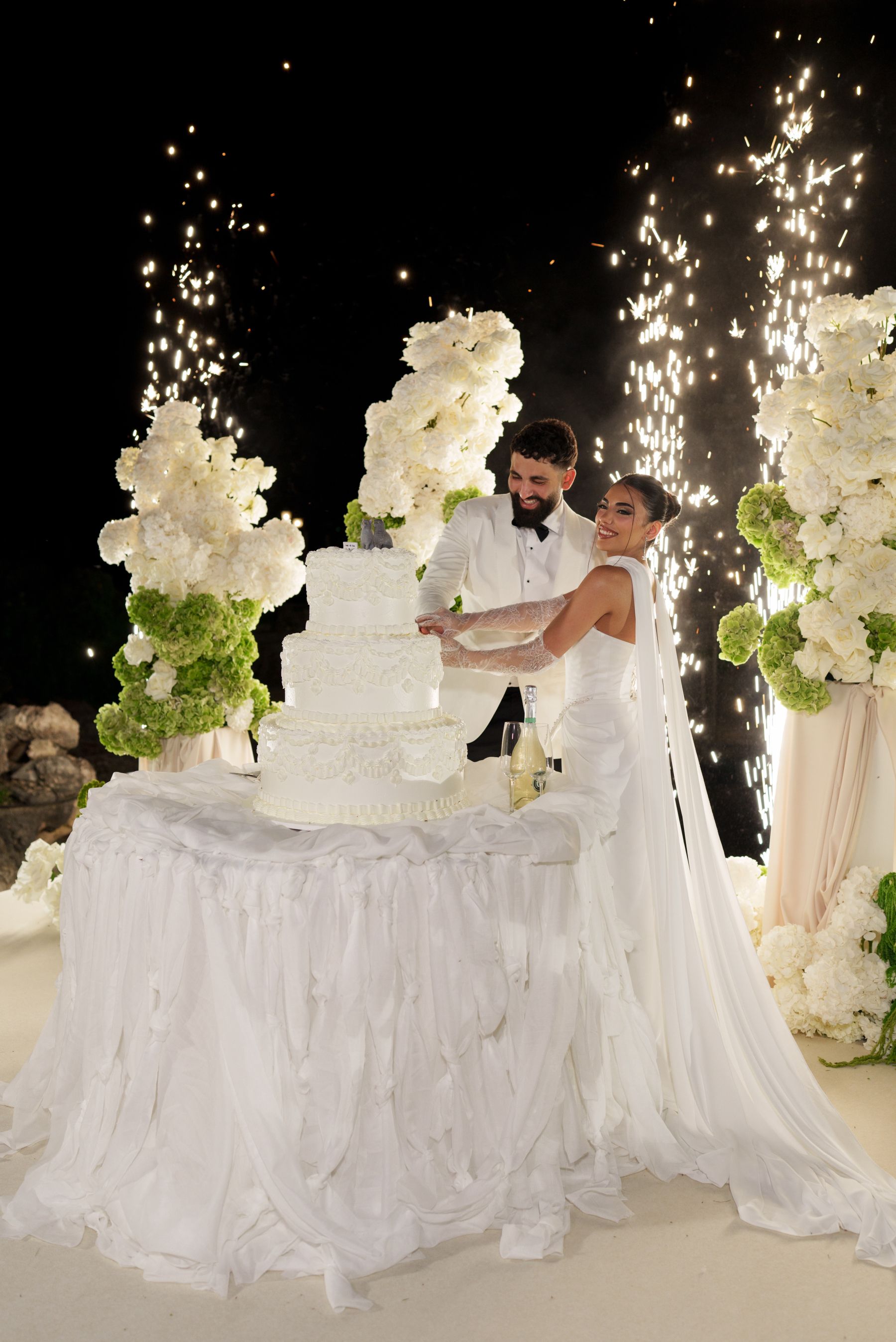 Sana &amp; Julien's Intimate Wedding at Villa Erba: A Minimalist Dream on Lake Como photo