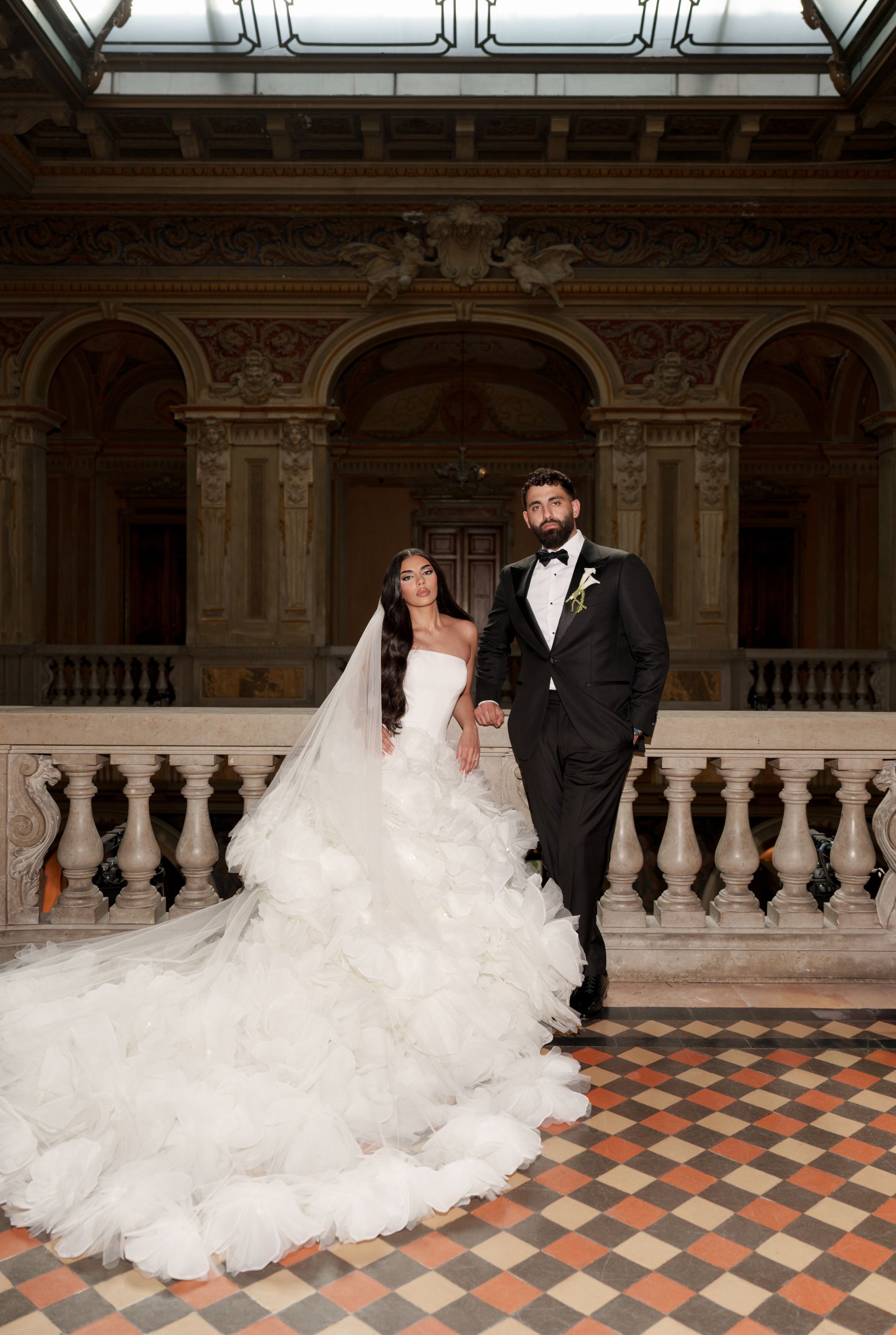 Sana &amp; Julien's Intimate Wedding at Villa Erba: A Minimalist Dream on Lake Como photo