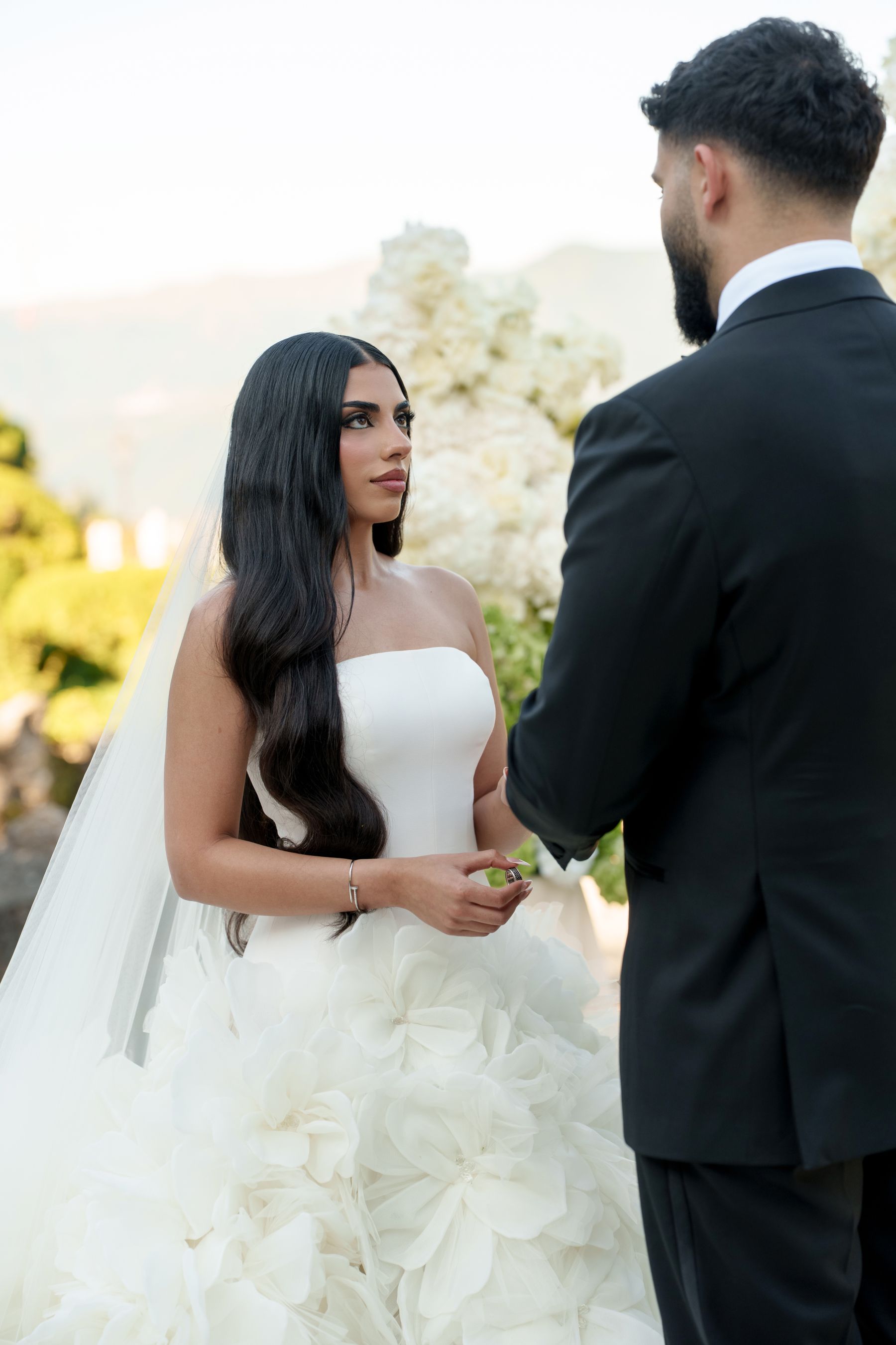 Sana &amp; Julien's Intimate Wedding at Villa Erba: A Minimalist Dream on Lake Como photo
