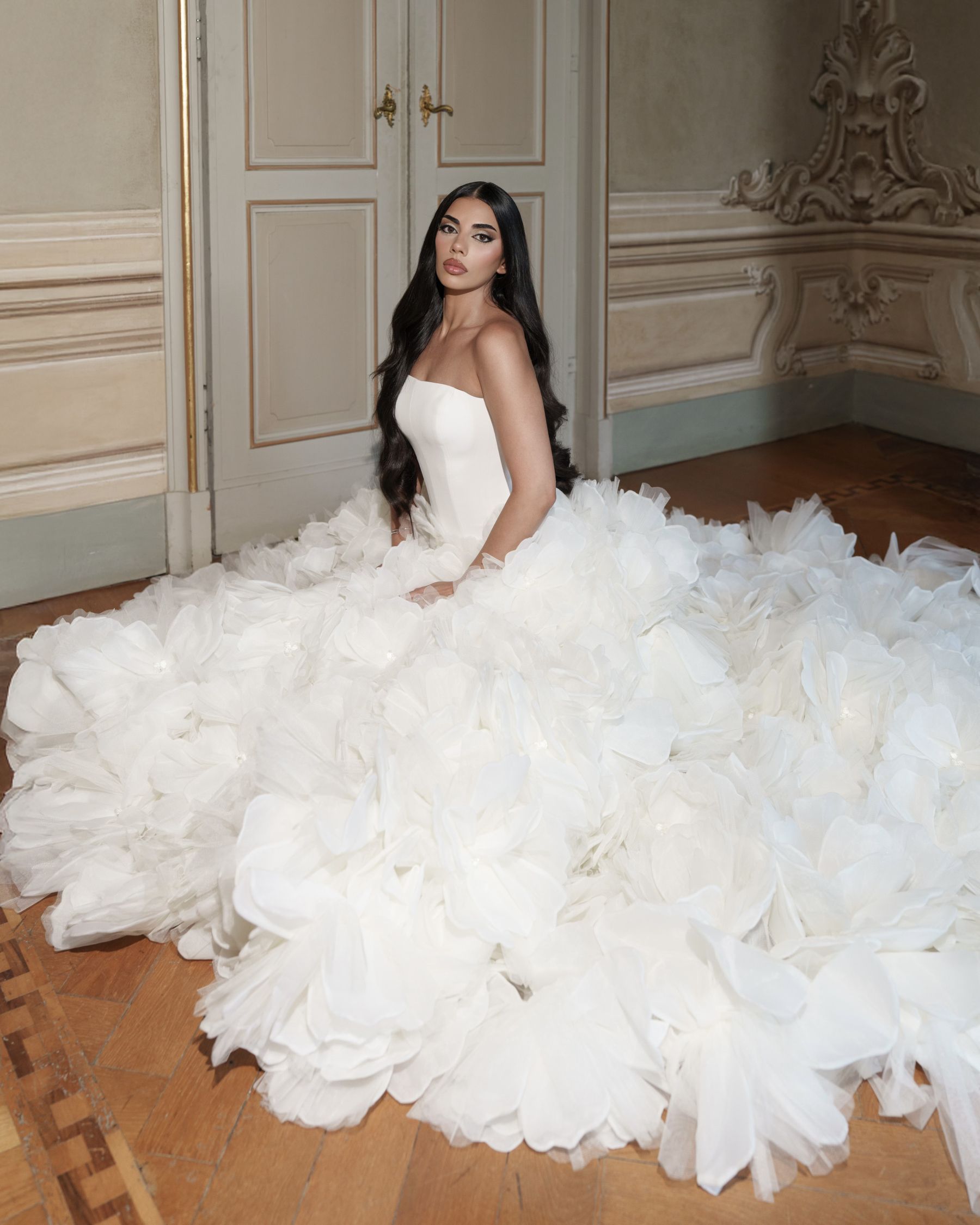 Sana &amp; Julien's Intimate Wedding at Villa Erba: A Minimalist Dream on Lake Como photo