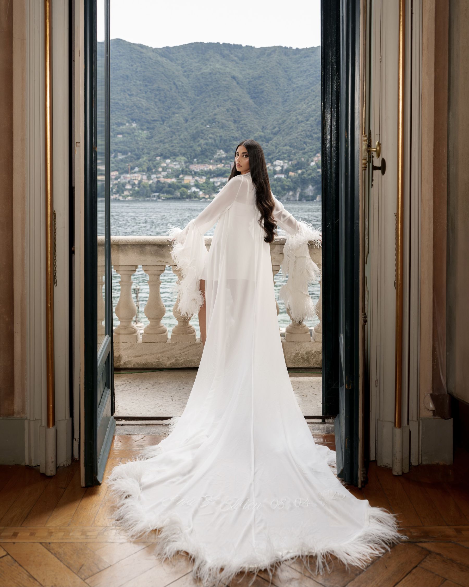 Sana &amp; Julien's Intimate Wedding at Villa Erba: A Minimalist Dream on Lake Como photo
