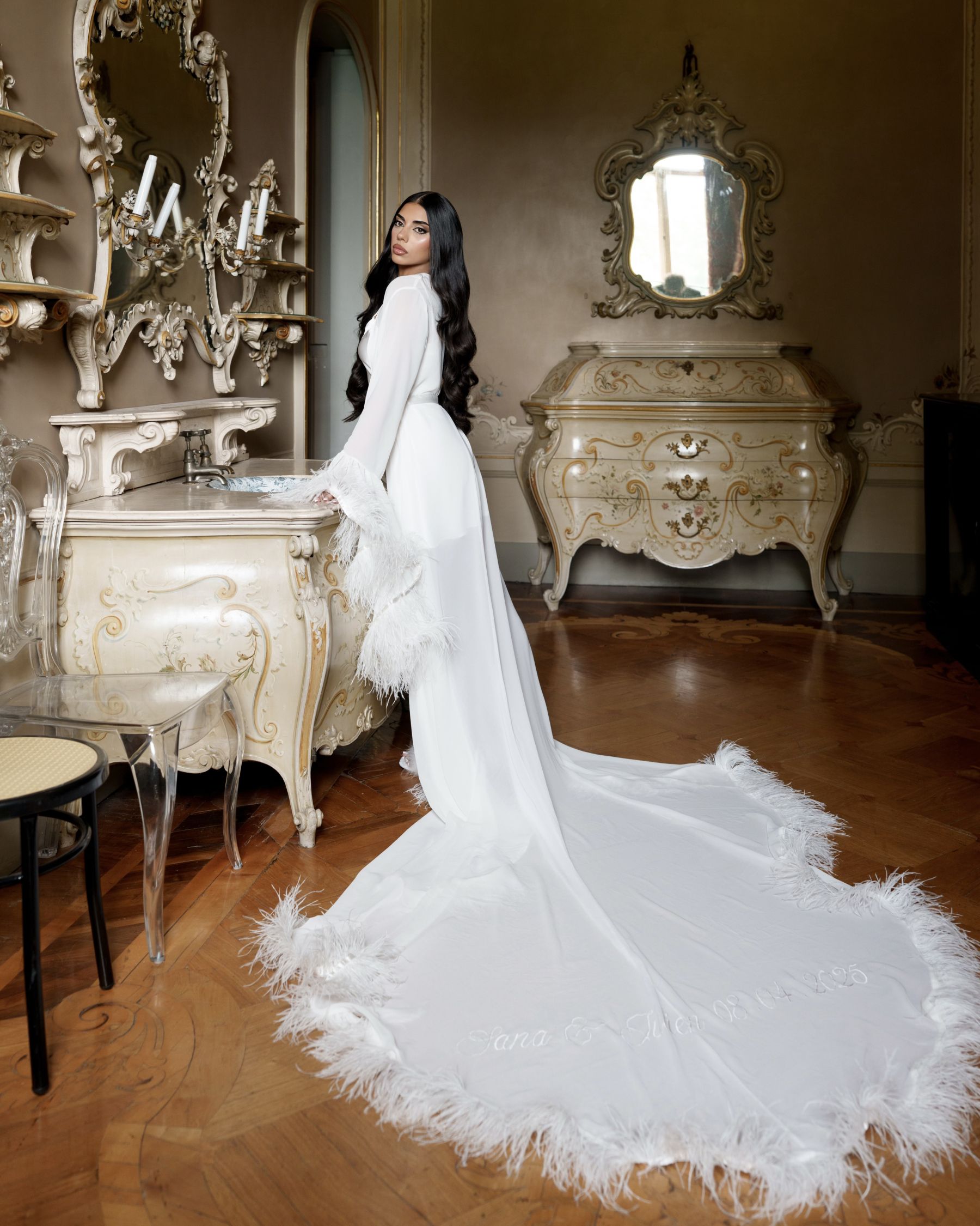 Sana &amp; Julien's Intimate Wedding at Villa Erba: A Minimalist Dream on Lake Como photo