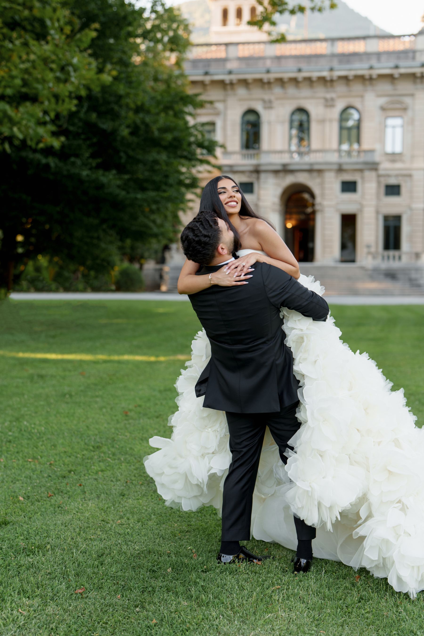 Sana &amp; Julien's Intimate Wedding at Villa Erba: A Minimalist Dream on Lake Como photo