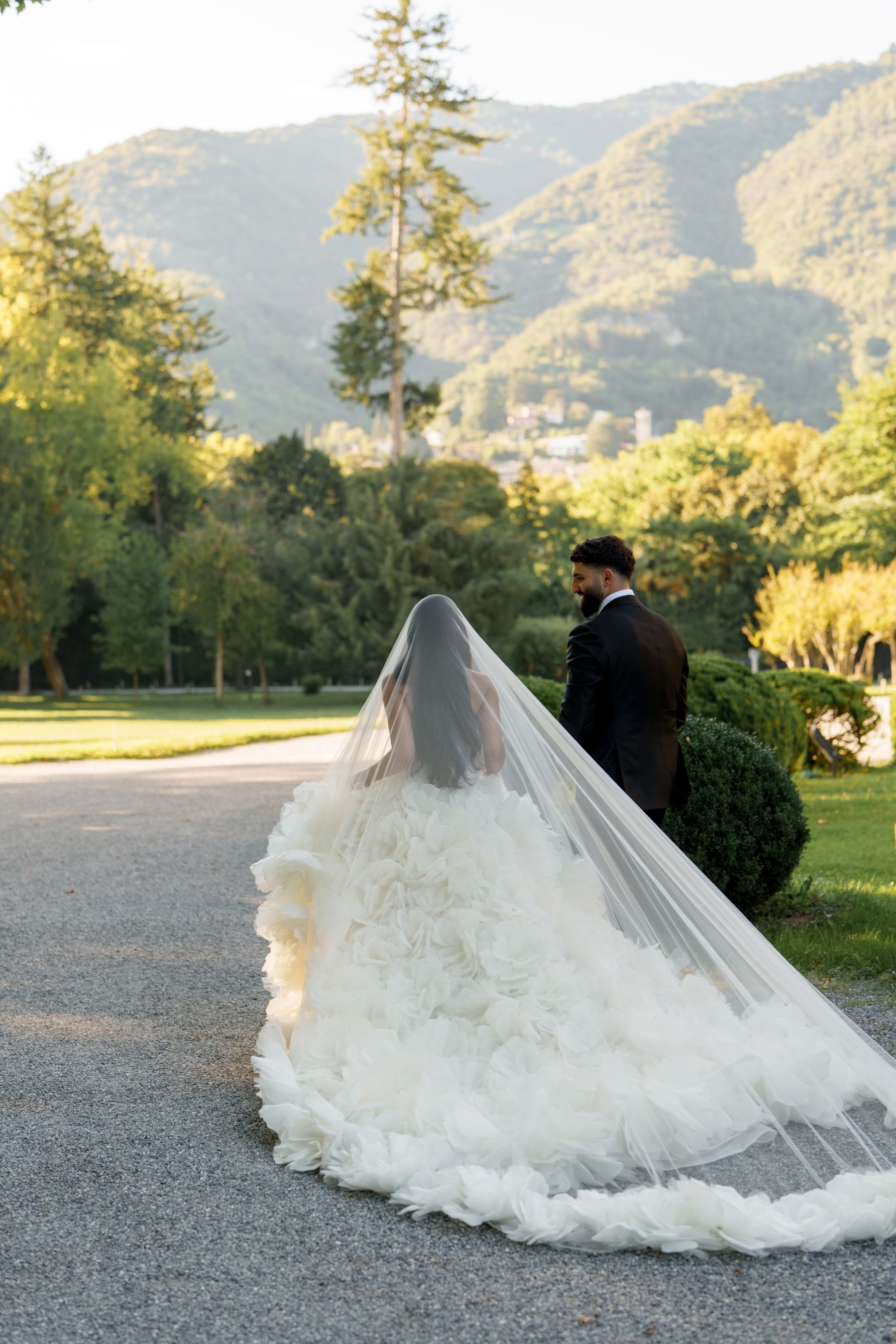 Sana &amp; Julien's Intimate Wedding at Villa Erba: A Minimalist Dream on Lake Como photo